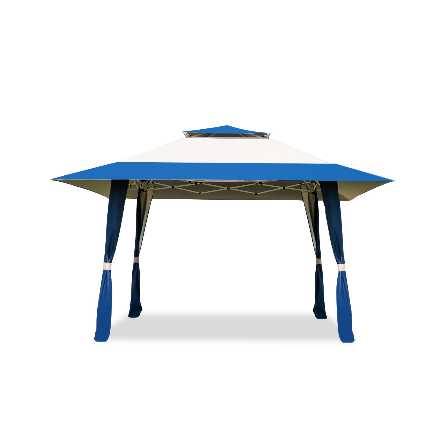 Abri de jardin repliable de 13 x 13 pi de TopBuy tente de jardin abri de plage avec pare-soleil de plage