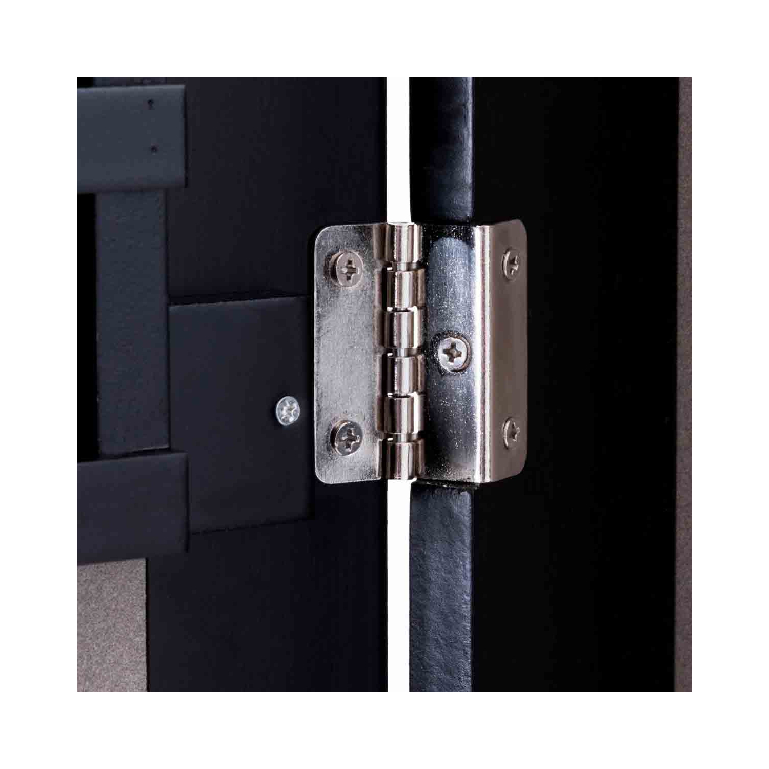 Armoire à bijoux miroir pour armoire à bijoux TopBuy Boîte de rangement à bijoux avec tiroirs, noir