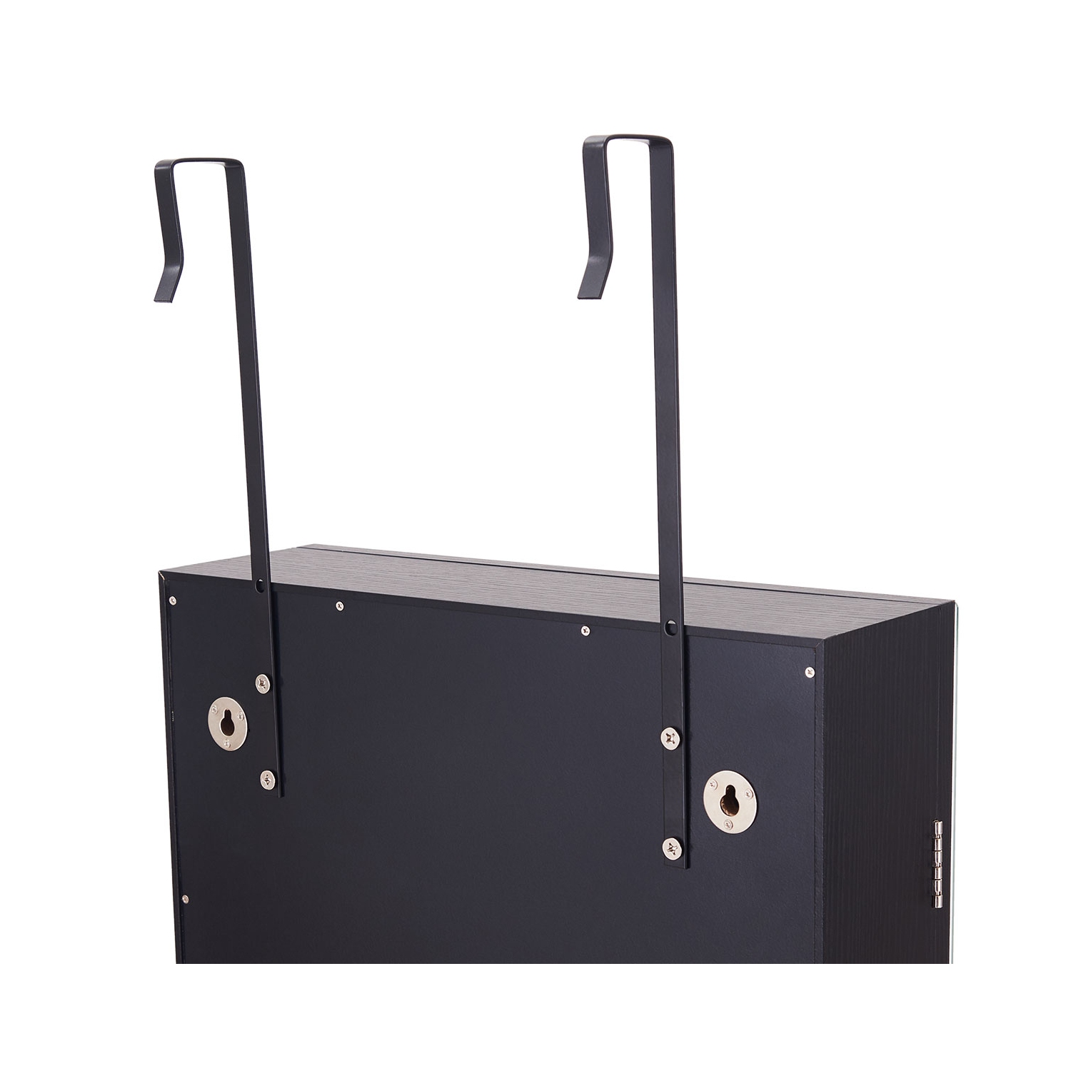 Casier de rangement à miroir pleine longueur pour armoire à bijoux verrouillable à DEL miroir de TopBuy