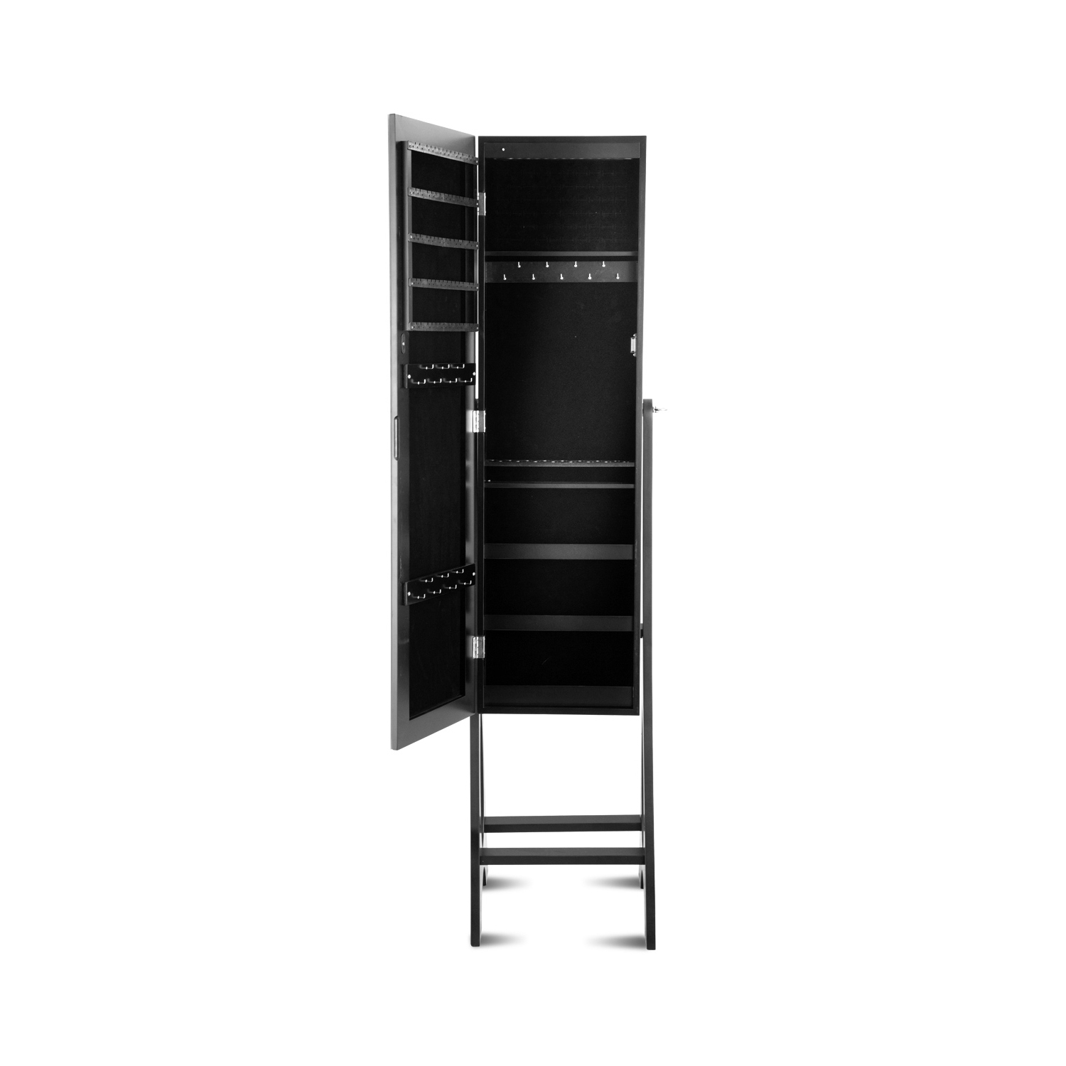 Armoire à bijoux miroir à DEL de TopBuy avec armoire pour dessus de commode autonome