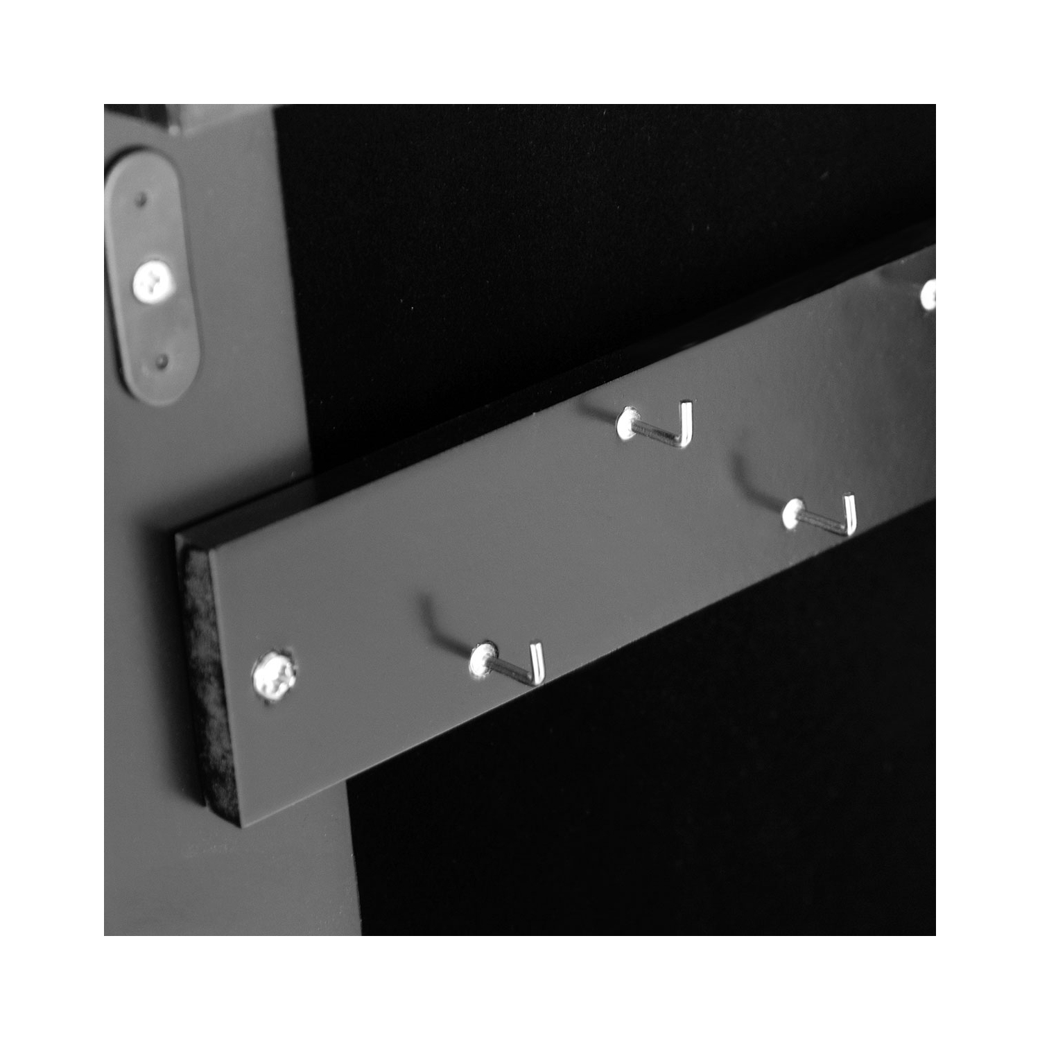 Armoire à bijoux miroir à DEL de TopBuy avec armoire pour dessus de commode autonome