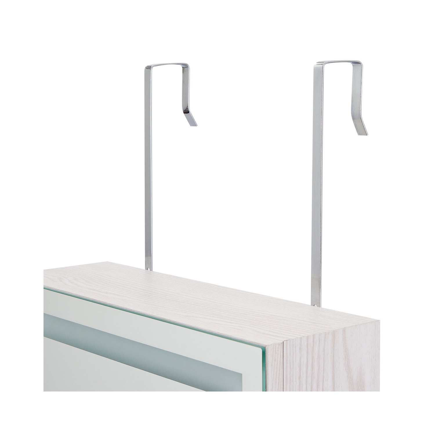 Casier de rangement à miroir pleine longueur pour armoire à bijoux verrouillable à DEL miroir de TopBuy