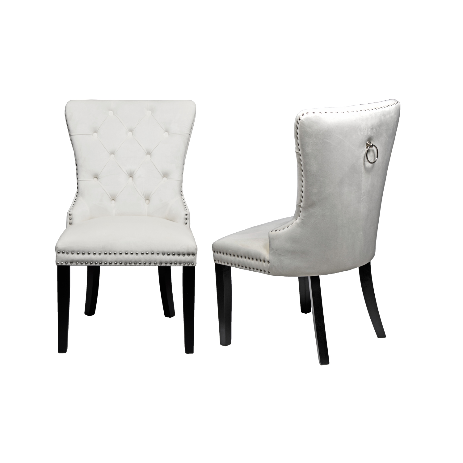 Madrid Ivory 5Pc Solid Wood Dining Set