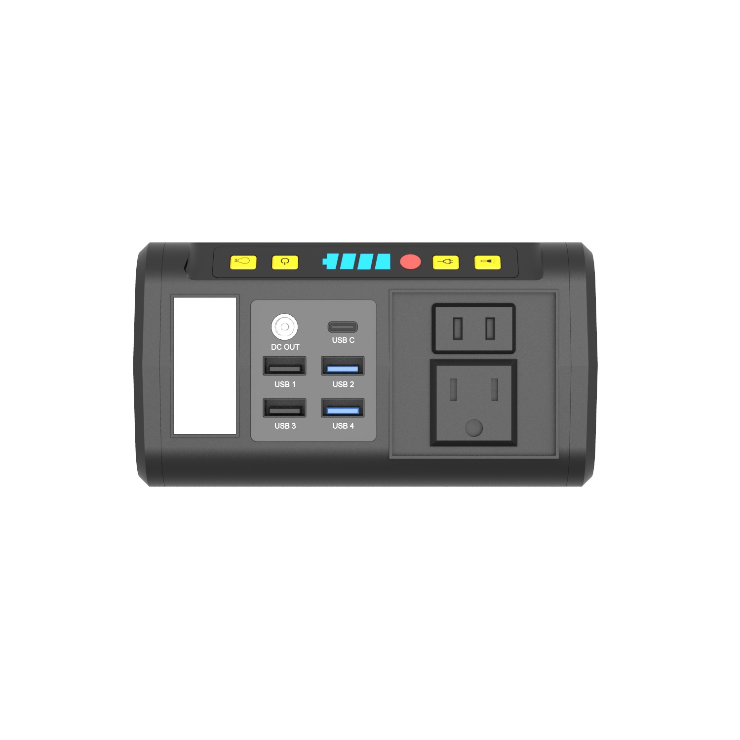 ROCKSOLAR Power Station with Solar Panel - RS81 80W Weekender Portable Power Generator Kit and 30W 12V Foldable Solar Panel