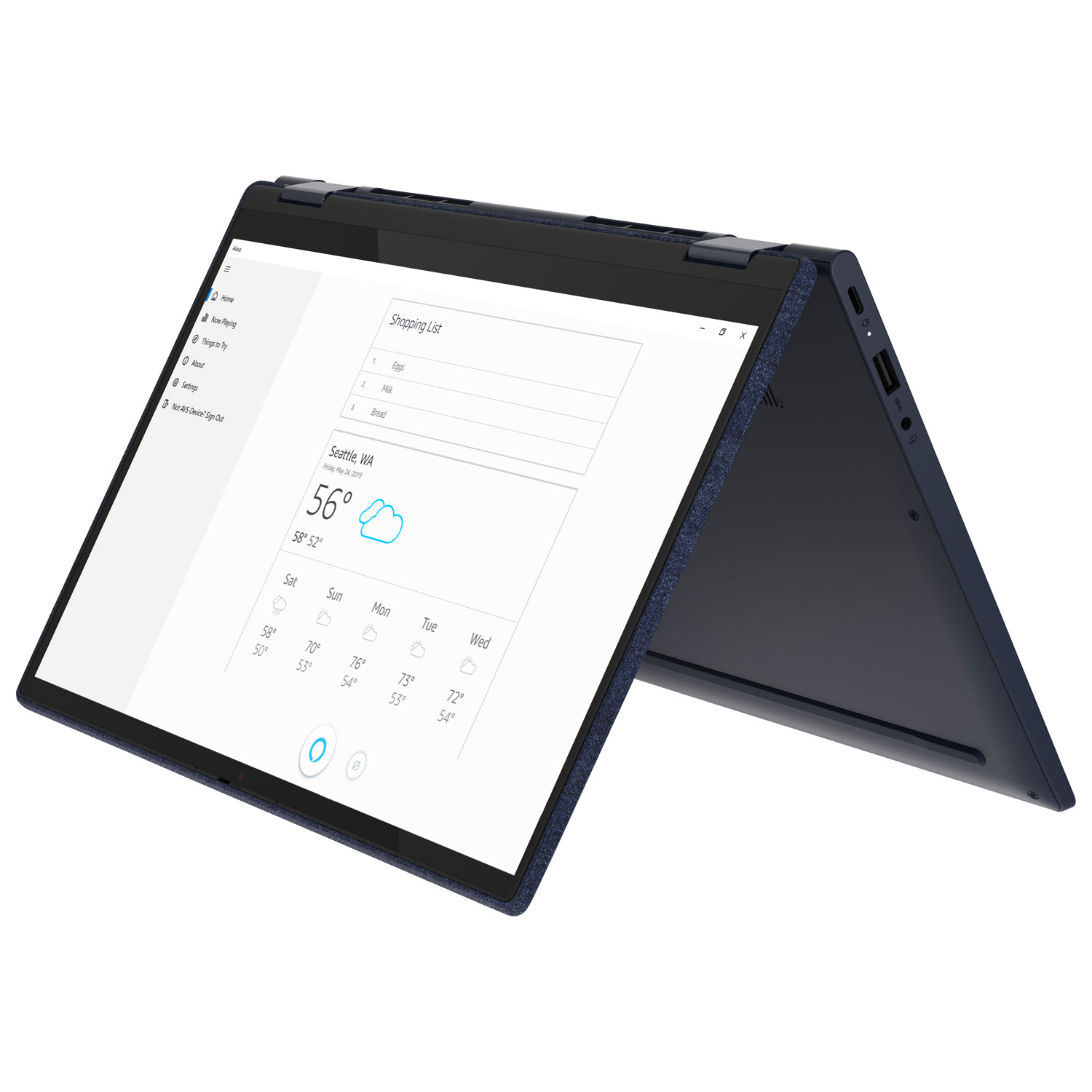 Lenovo Yoga 6 13.3" Touchscreen 2-in-1 Laptop - Blue (AMD Ryzen 5 5500U/512GB SSD/8GB RAM/Windows 11)