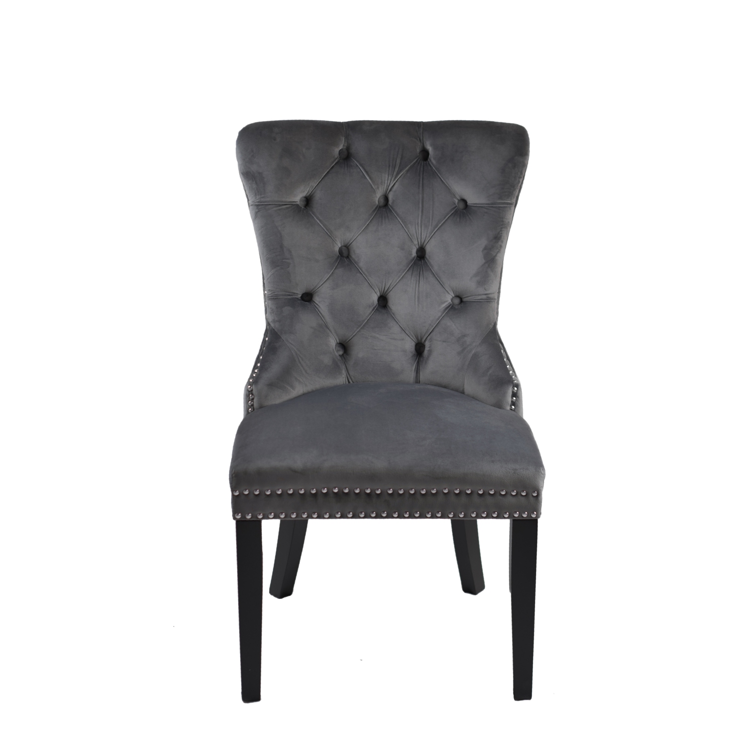 Madrid Dark Grey 5Pc Solid Wood Dining Set