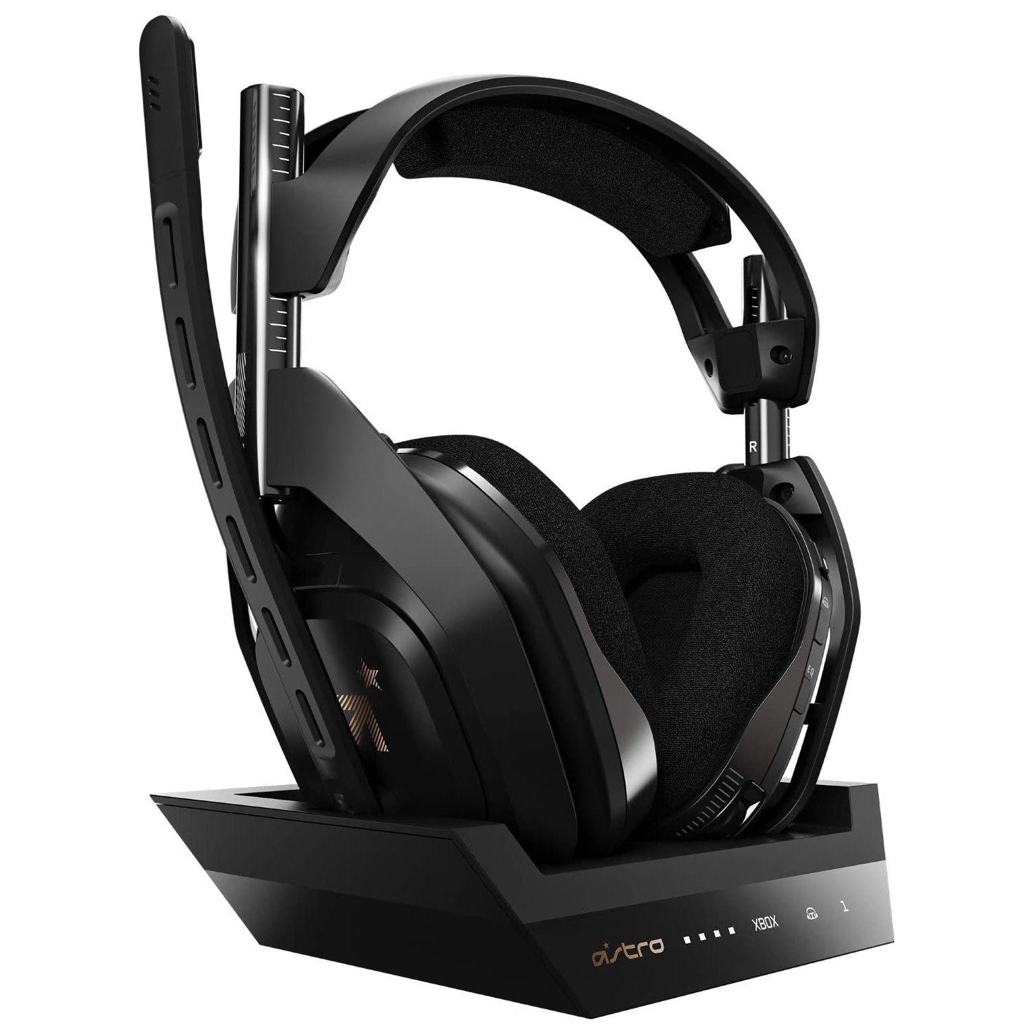 ASTRO Gaming A50 Wireless + Base Station for Xbox One and Series X & PC - Black/Gold - Refurbished