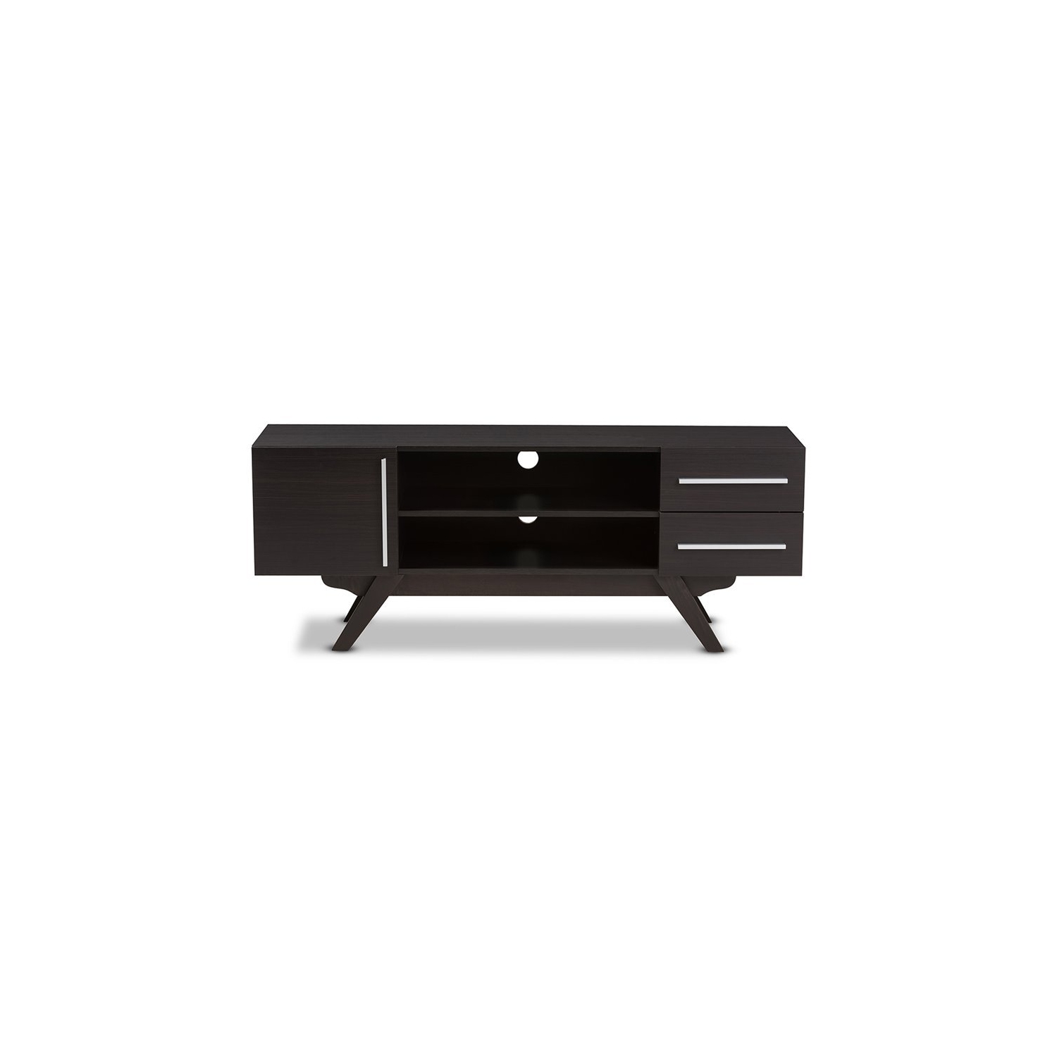 Bowery Hill 60" TV Stand in Dark Brown