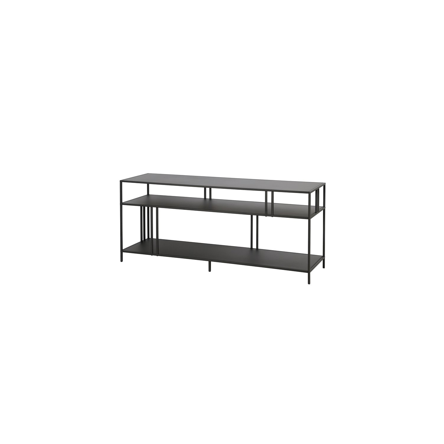 Meuble pour téléviseur de 55 po en métal au fini bronze noirci de Henn&Hart