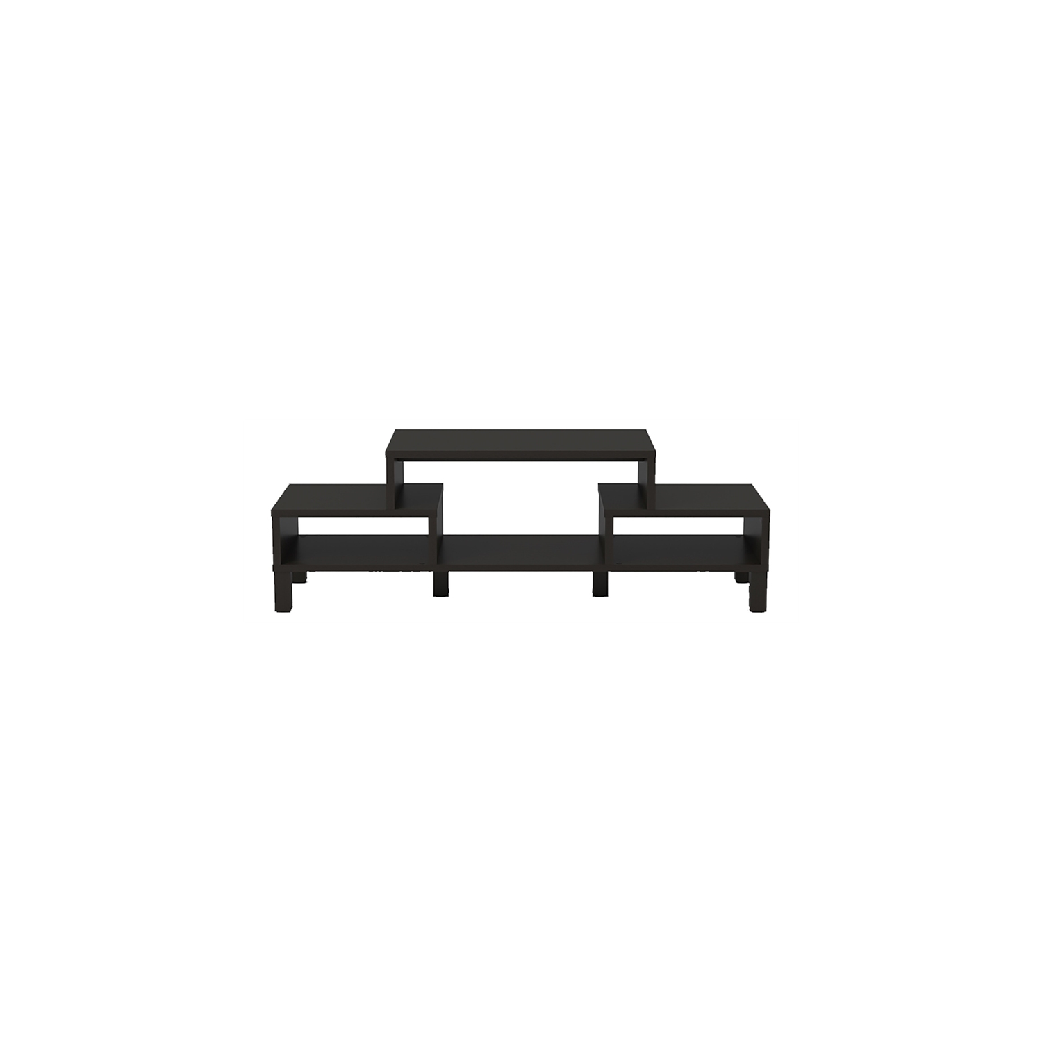 Bowery Hill Modern Wood TV Stand for TVs up to 60'' in Black