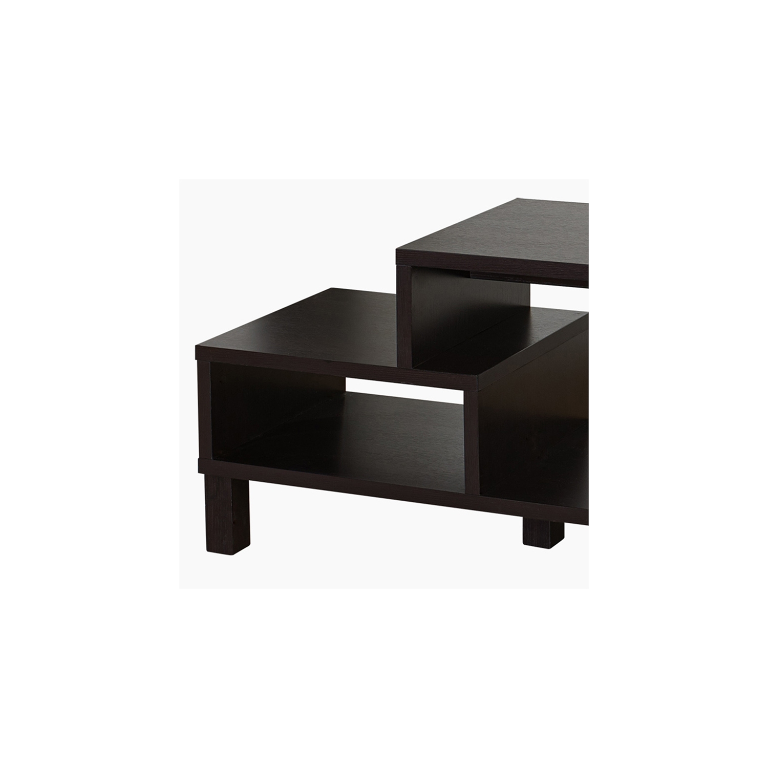 Bowery Hill Modern Wood TV Stand for TVs up to 60'' in Black