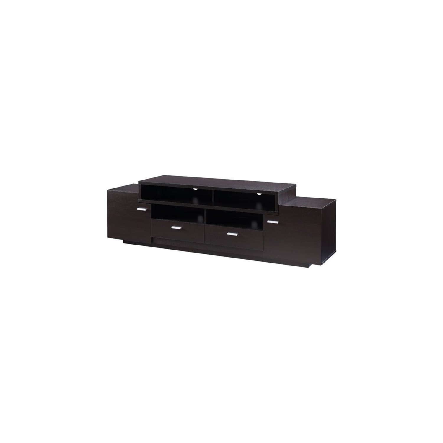 Pemberly Row 72" TV Stand in Cappuccino