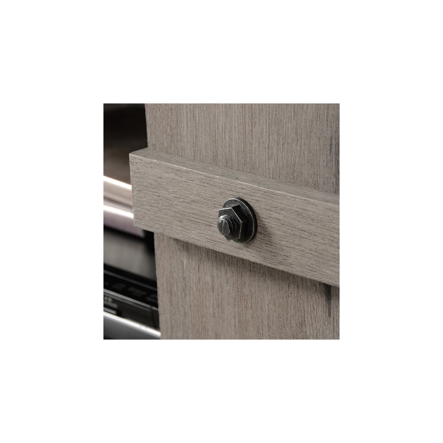 Sauder Engineered Wood TV Stand For TVs Up To 70" in Mystic Oak