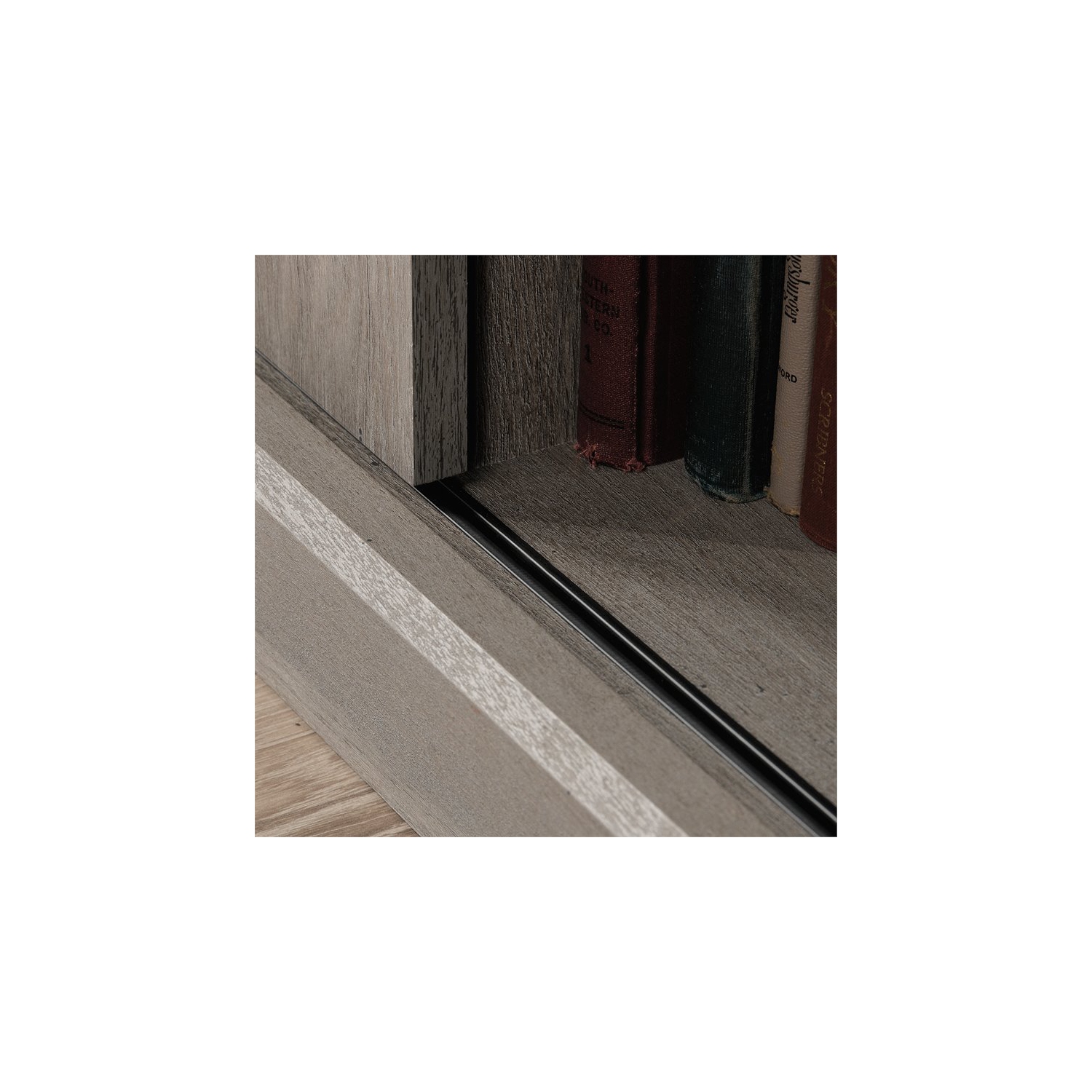 Sauder Engineered Wood TV Stand For TVs Up To 70" in Mystic Oak