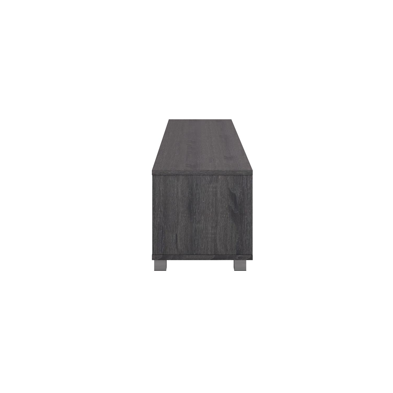 CorLiving Hollywood Dark Gray Wood Grain TV Stand - for TVs up to 85"