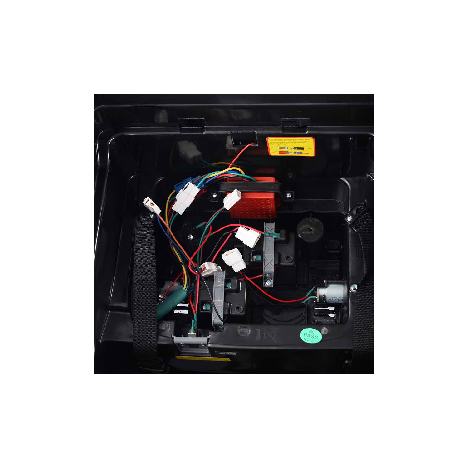 Topbuy 12V Electric Toy Car Kids Ride On Truck w/ RC Remote Control Lights Music MP3 Black