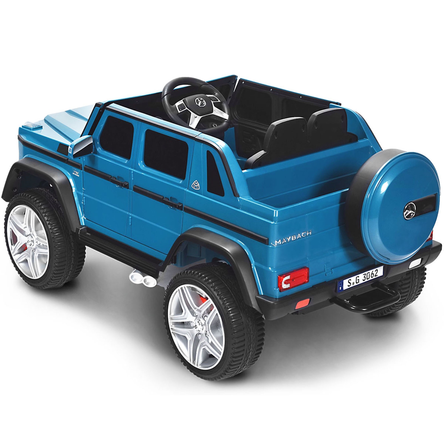Topbuy Licensed Mercedes Benz 12V Electric Kids RC Car Battery Powered Ride on Car Navy