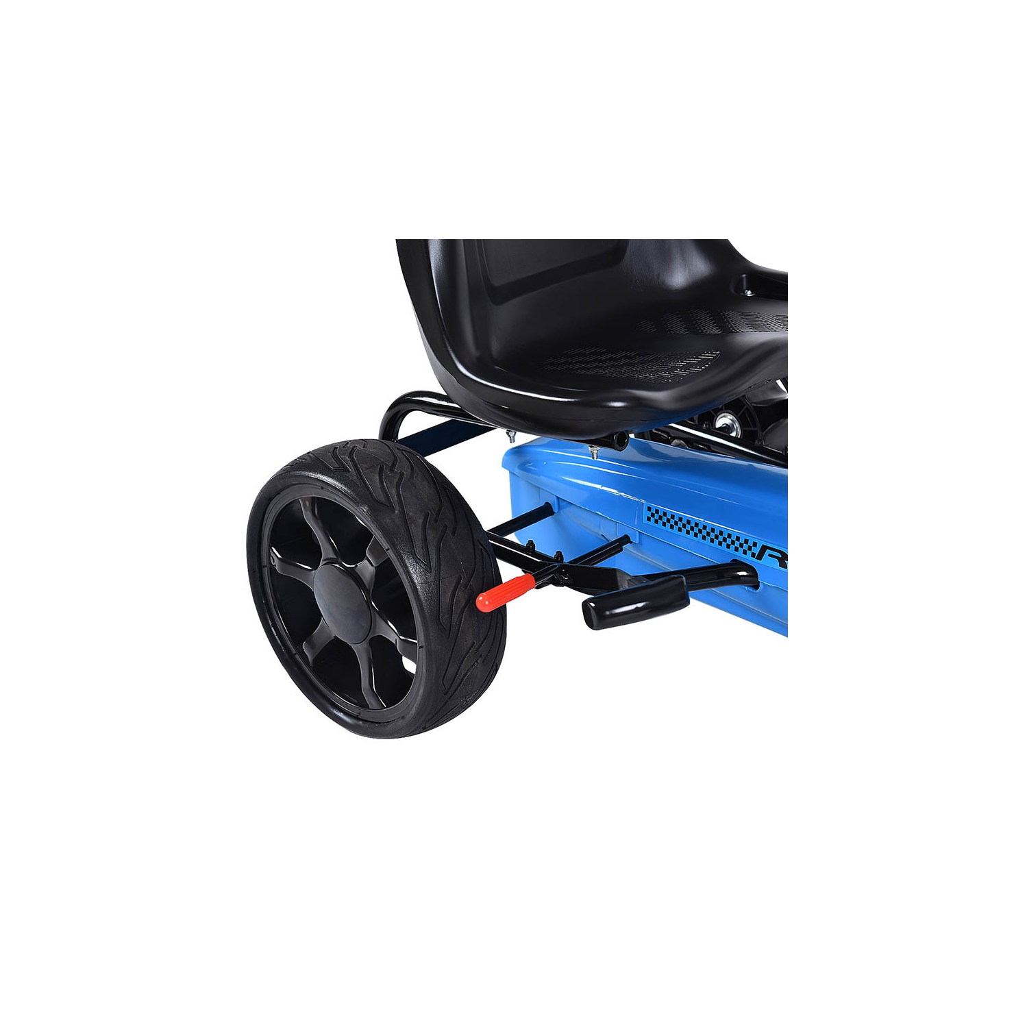 Topbuy Go Kart Kids Bike Ride on Toys with 4 Wheels and Aadjustable Seat Blue