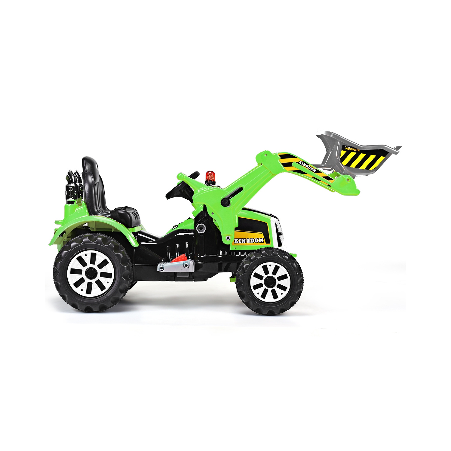 Costway 12-Volt Battery Powered Kids Ride On Excavator Truck With Front ...