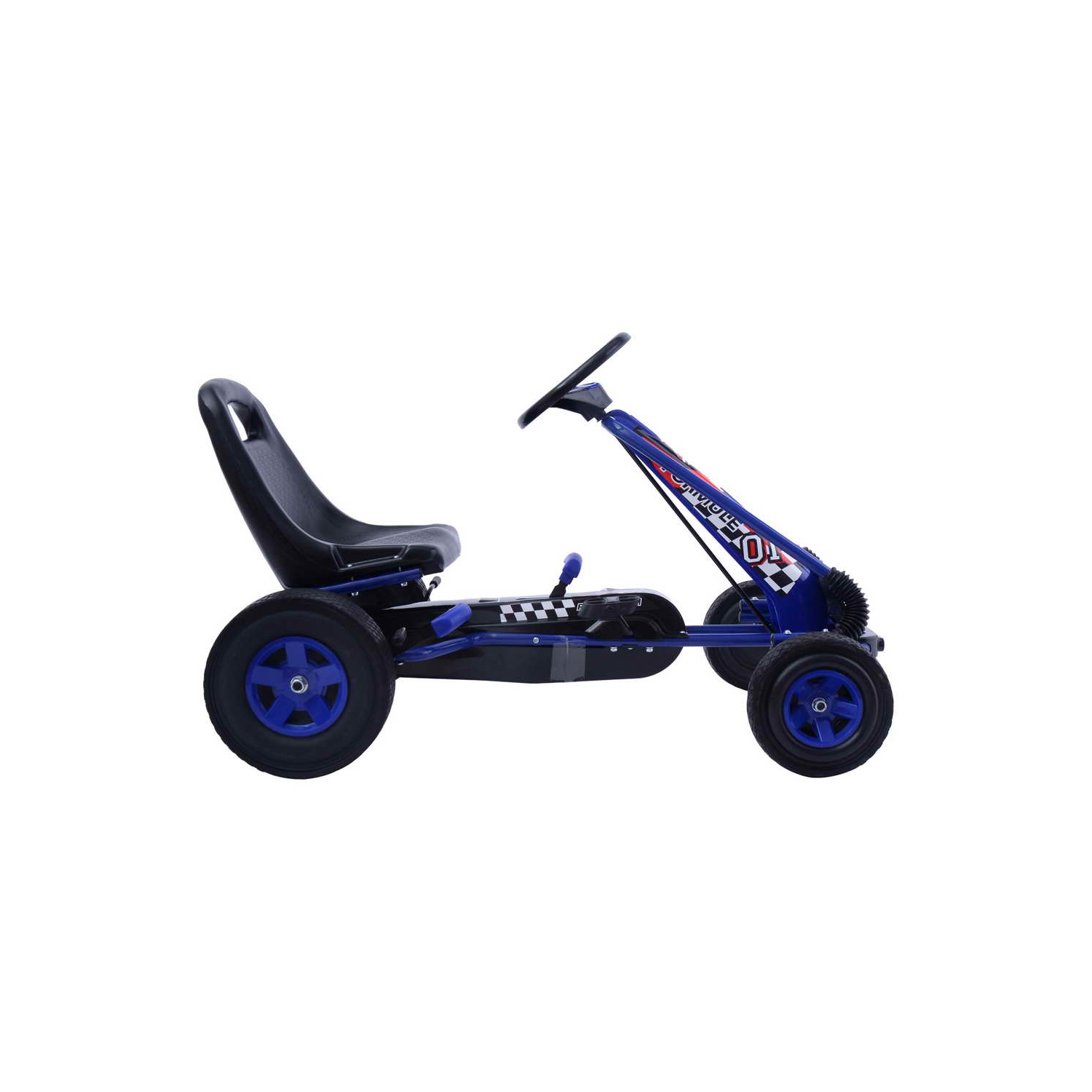 Topbuy Kids Go Kart Pedal Powered Tricycle Racing Ride On Bike Toy Scooter Trainer Trike