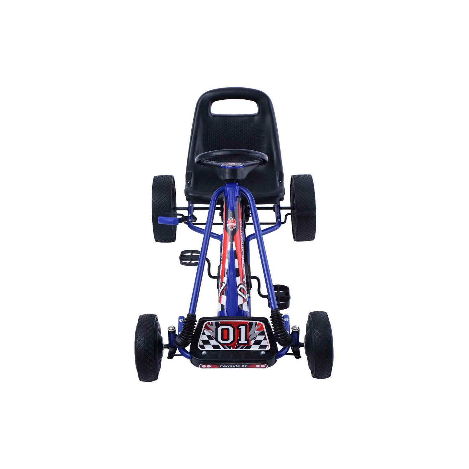 Topbuy Kids Go Kart Pedal Powered Tricycle Racing Ride On Bike Toy Scooter Trainer Trike