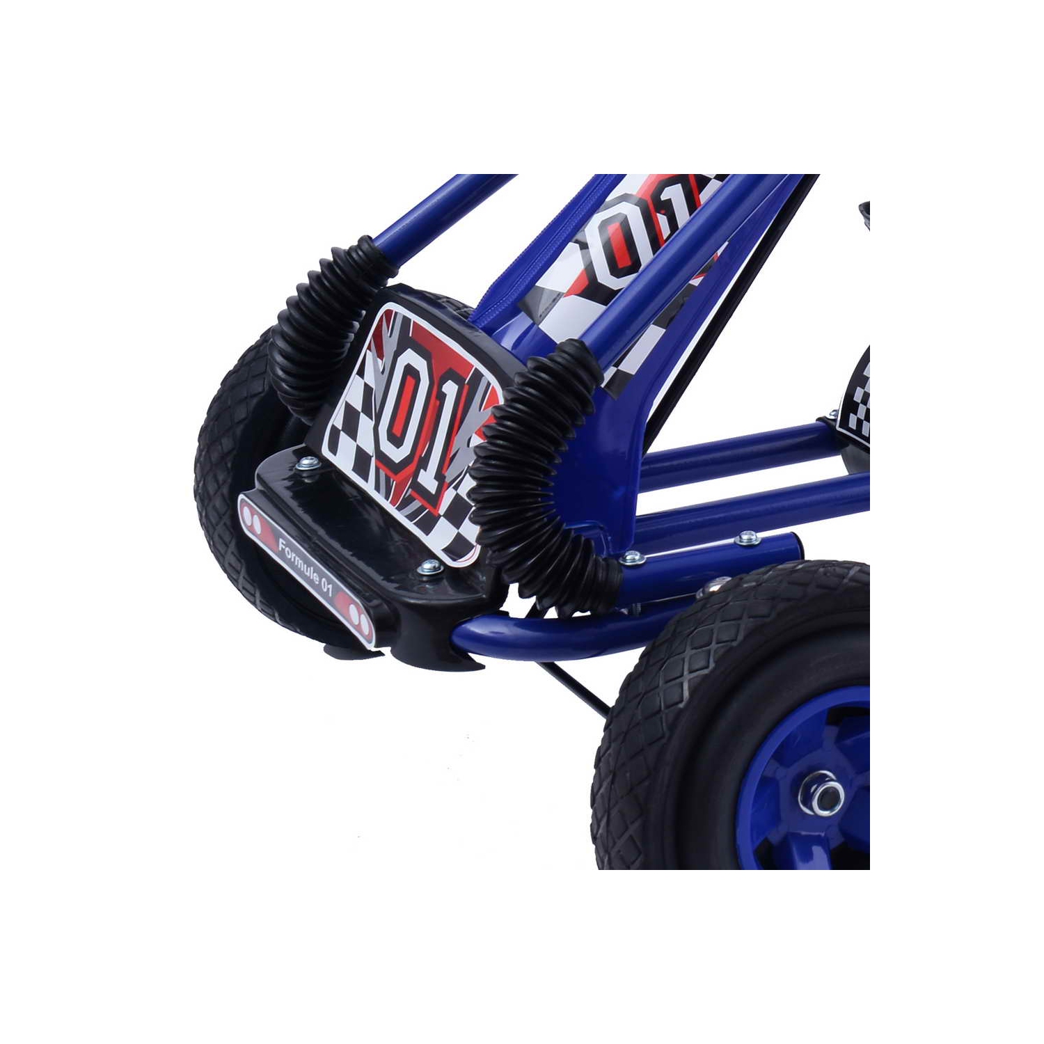 Topbuy Kids Go Kart Pedal Powered Tricycle Racing Ride On Bike Toy Scooter Trainer Trike