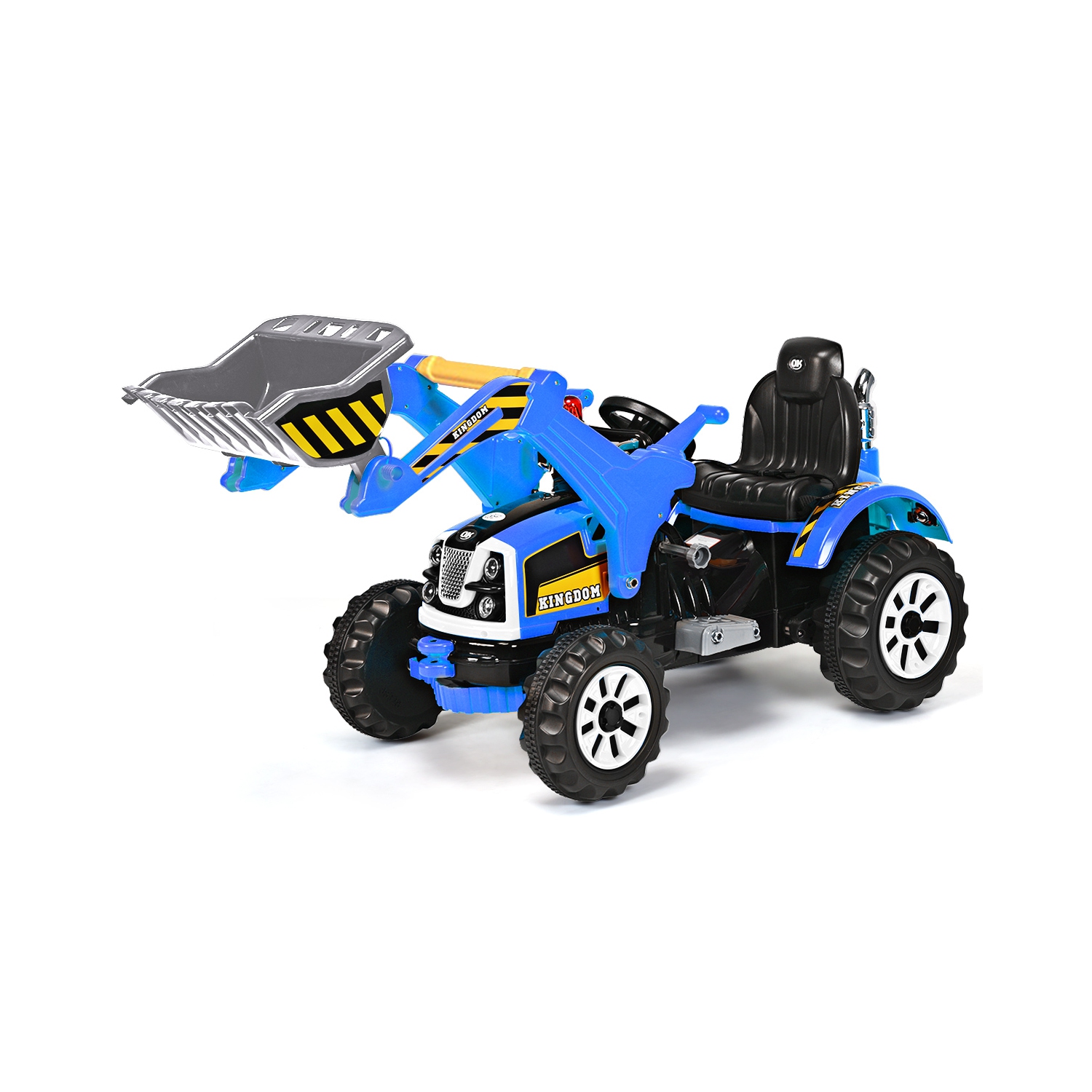 Topbuy Electric Kid Ride On Toy Car Excavator Truck Digger Scooter with Front Loader