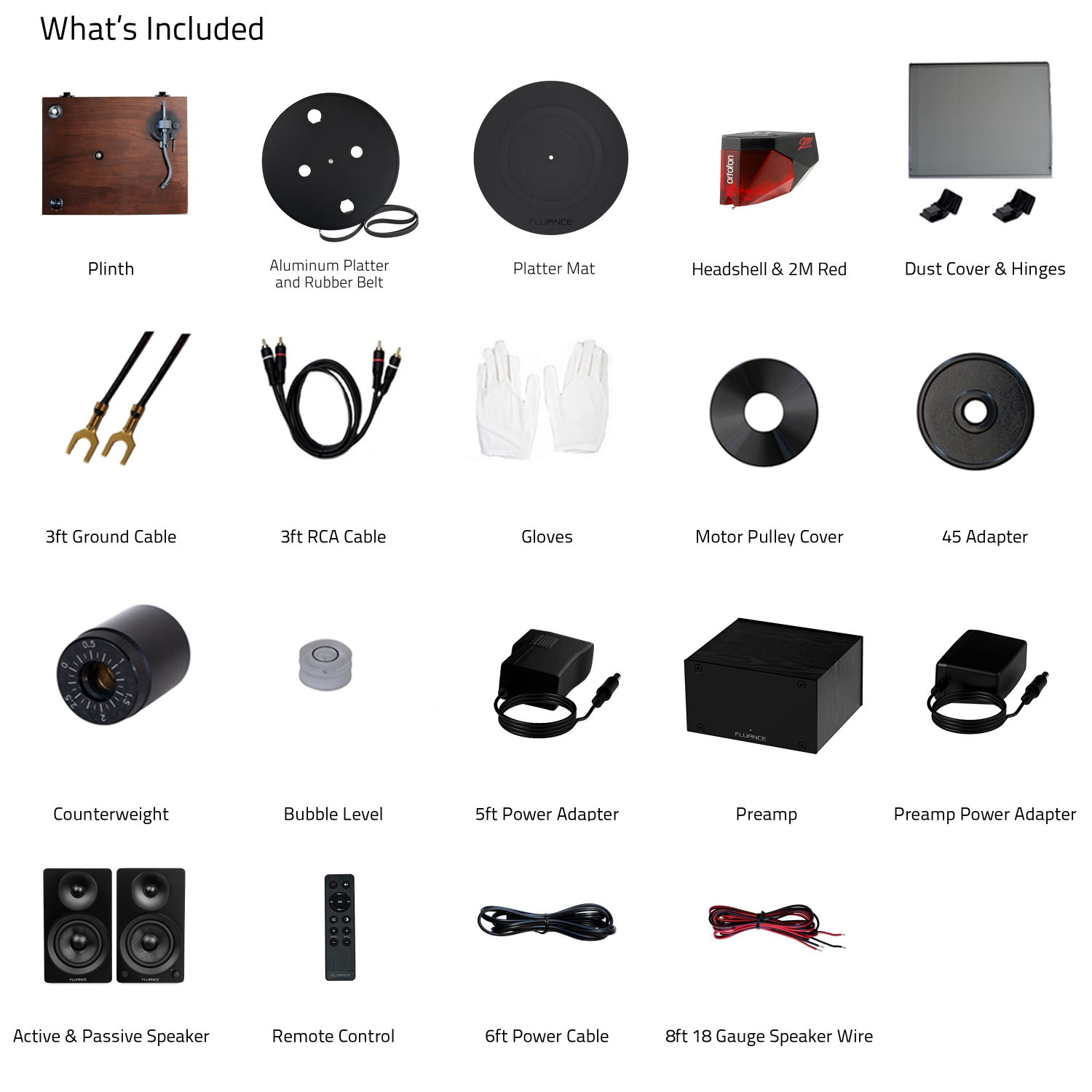 爆安プライス Fluance Reference RT83 High Fidelity Vinyl Turntable White