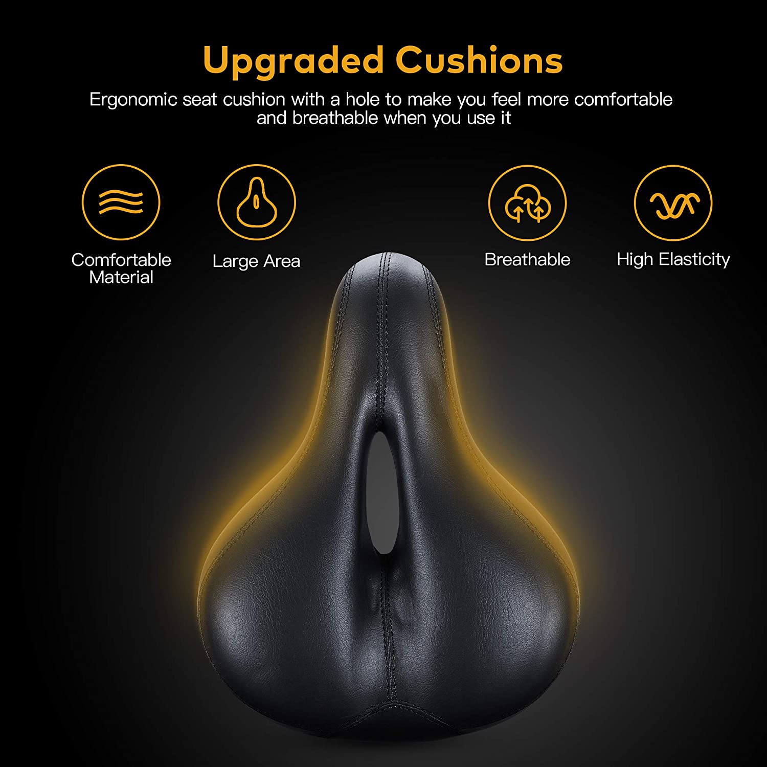 Vélo stationnaire robuste Carbon-Steel avec écran ACL, siège ajustable et guidon vélo d’exercice pour la salle d’entraînement cardio à la maison de