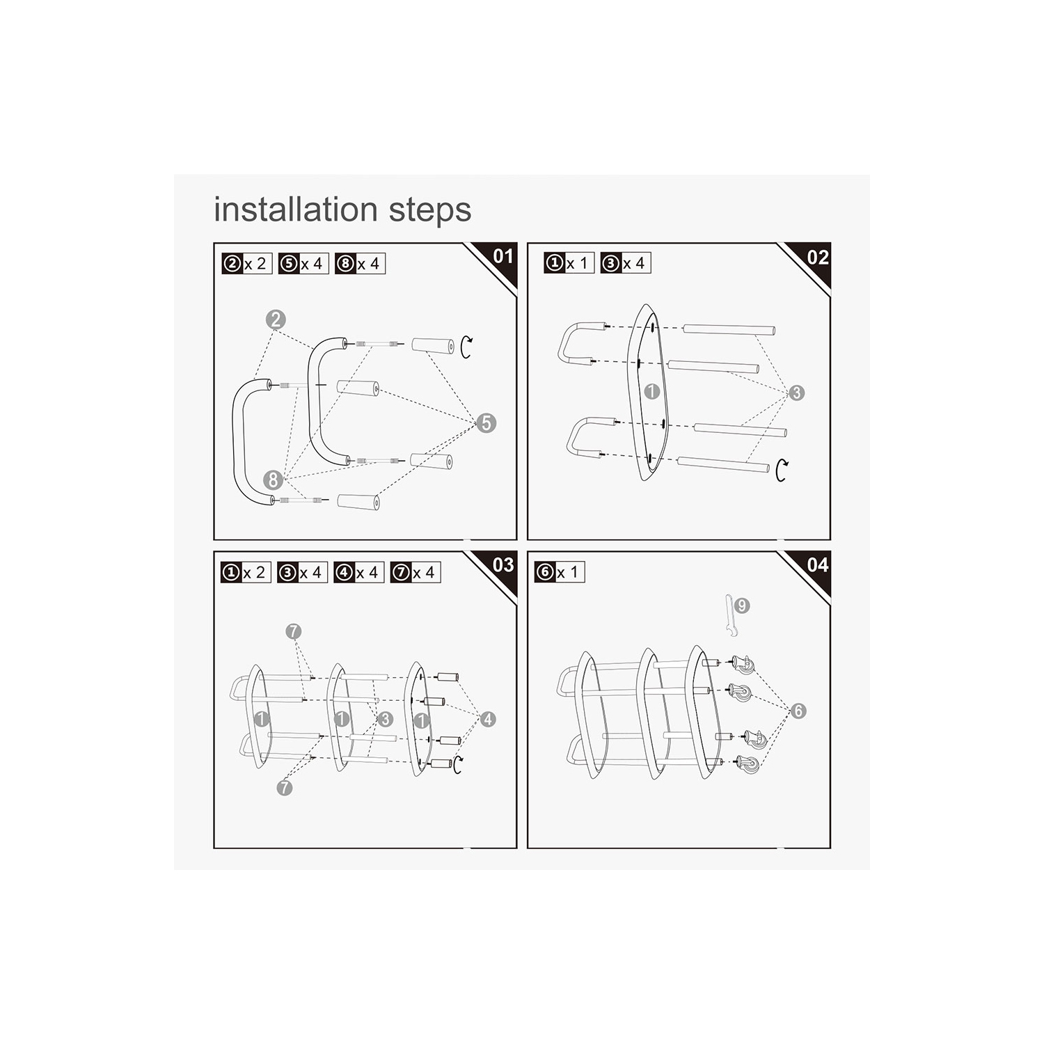 3 Tier Kichen Rolling Utility Cart Utility Organizer with Wheels For Dinner Kitchen Living Room Bathroom