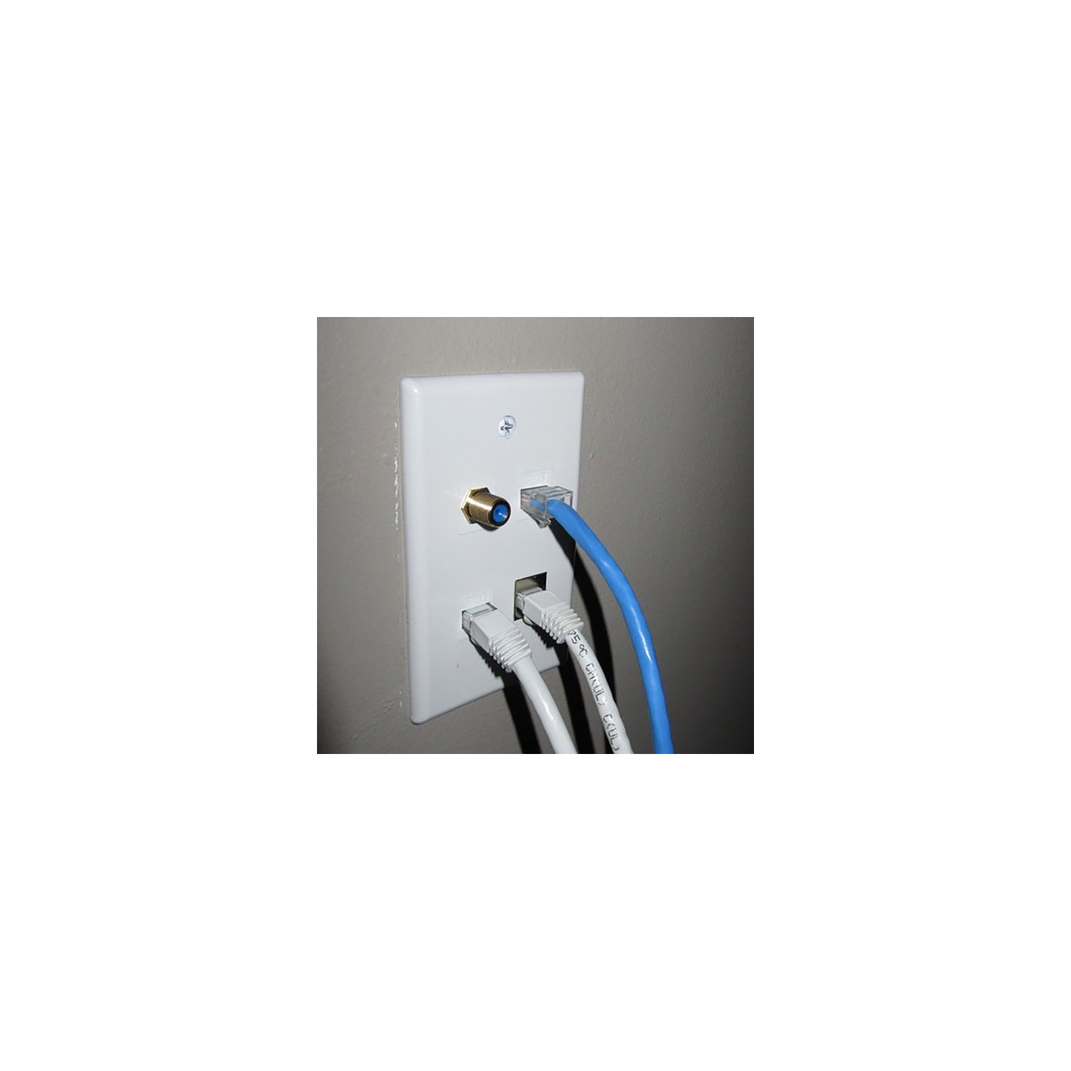 iMBAPrice - Keystone Style Wall Plate - 2 Port