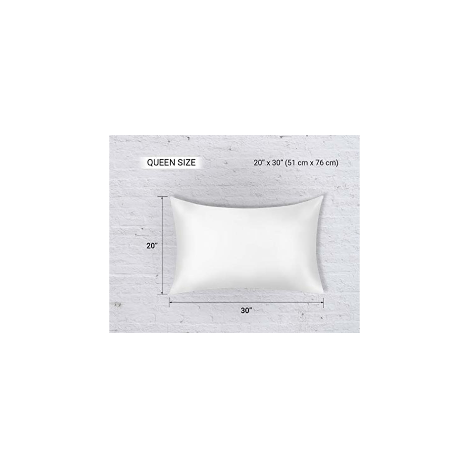 JINAMART Silky Satin Pillowcase - Ultra-Soft Satin Pillow Cases for Hair and Skin | Hypoallergenic Pillows Case with Hidden Zipper Closure