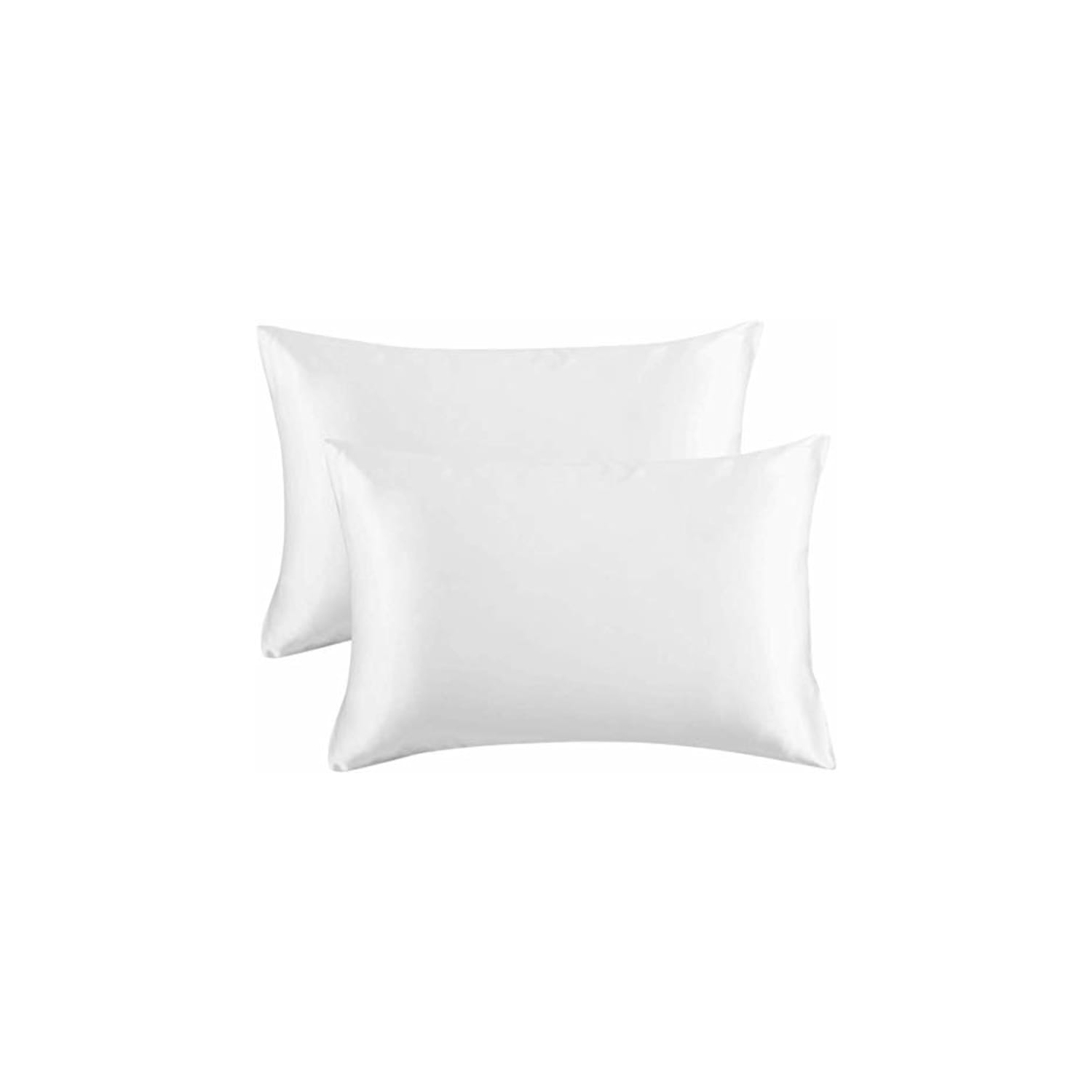 Jinamart Silky Satin Tickowcase - Cas d'oreiller en satin ultra-doux pour cheveux et peau | Étui d'oreillers hypoallergéniques avec fermeture à