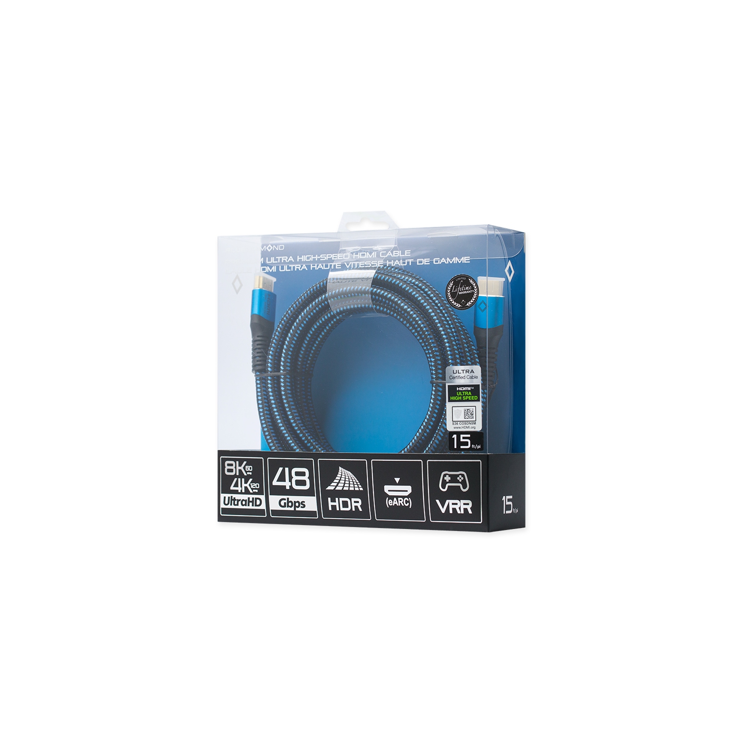 BlueDiamond PRO 8K Ultra HD HDMI Cable 4.6m