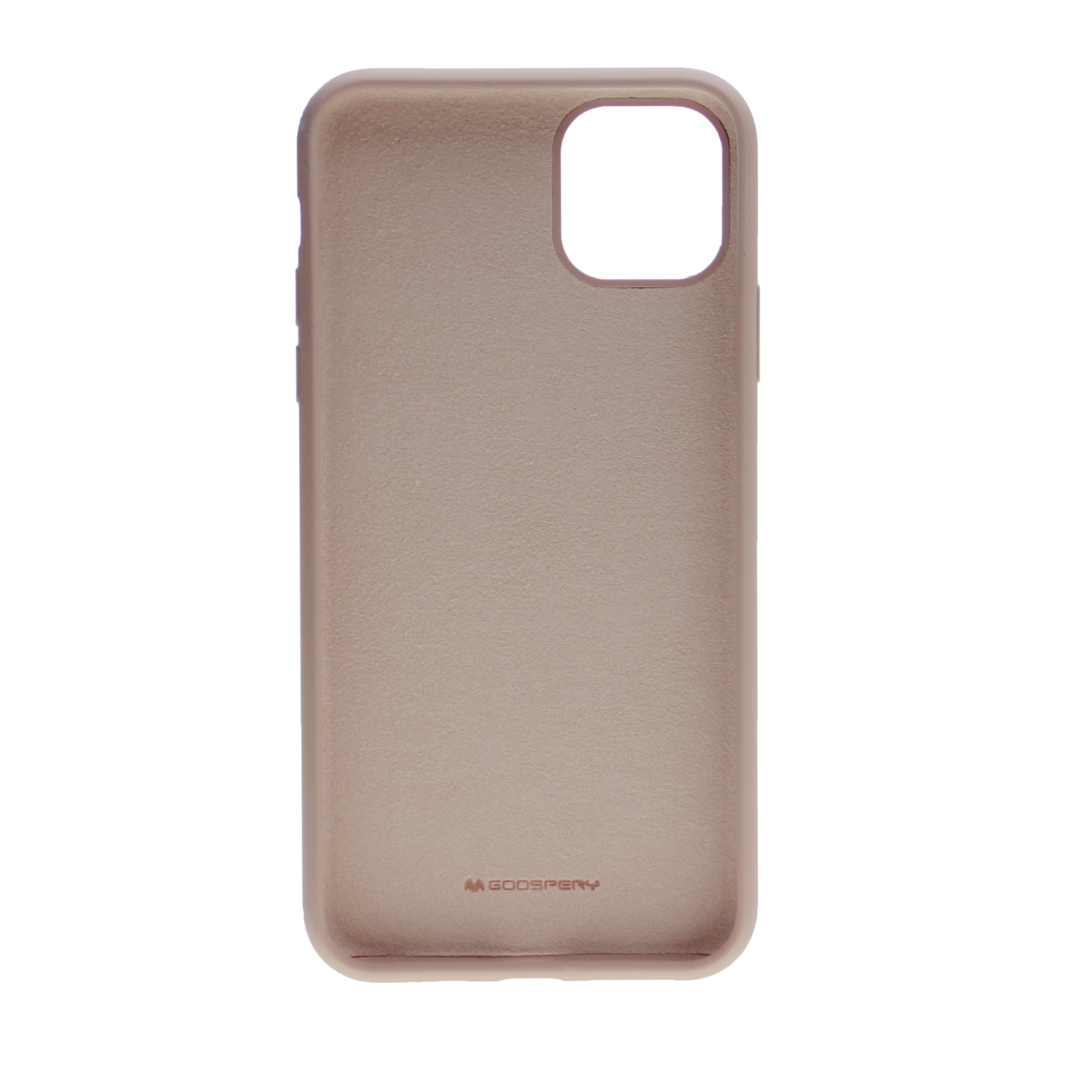 TopSave Goospery Liquid Silicone Rubber Bumper Case with Soft Microfiber For iPhone 13 Pro Max, Pink Sand