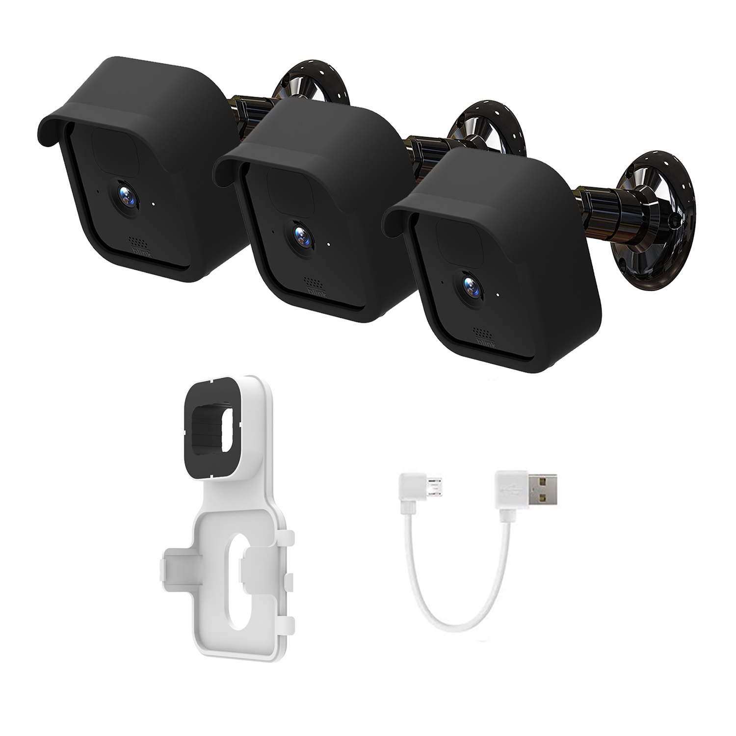 Navor 3 Pack 360 Degree Adjustable Blink Camera Wall Mounts