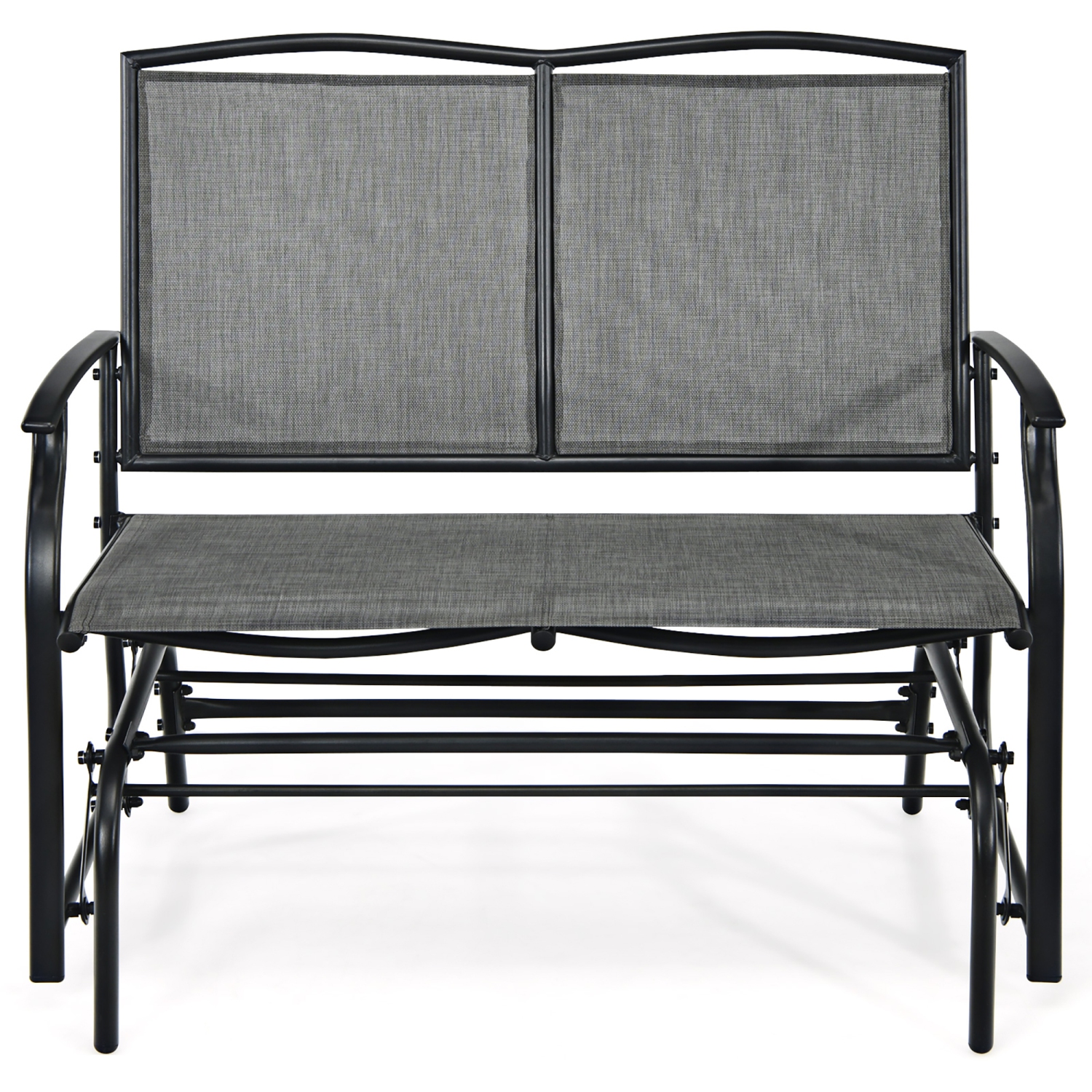 Costway Patio Glider Rocking Bench Double 2 Person Chair Loveseat Garden