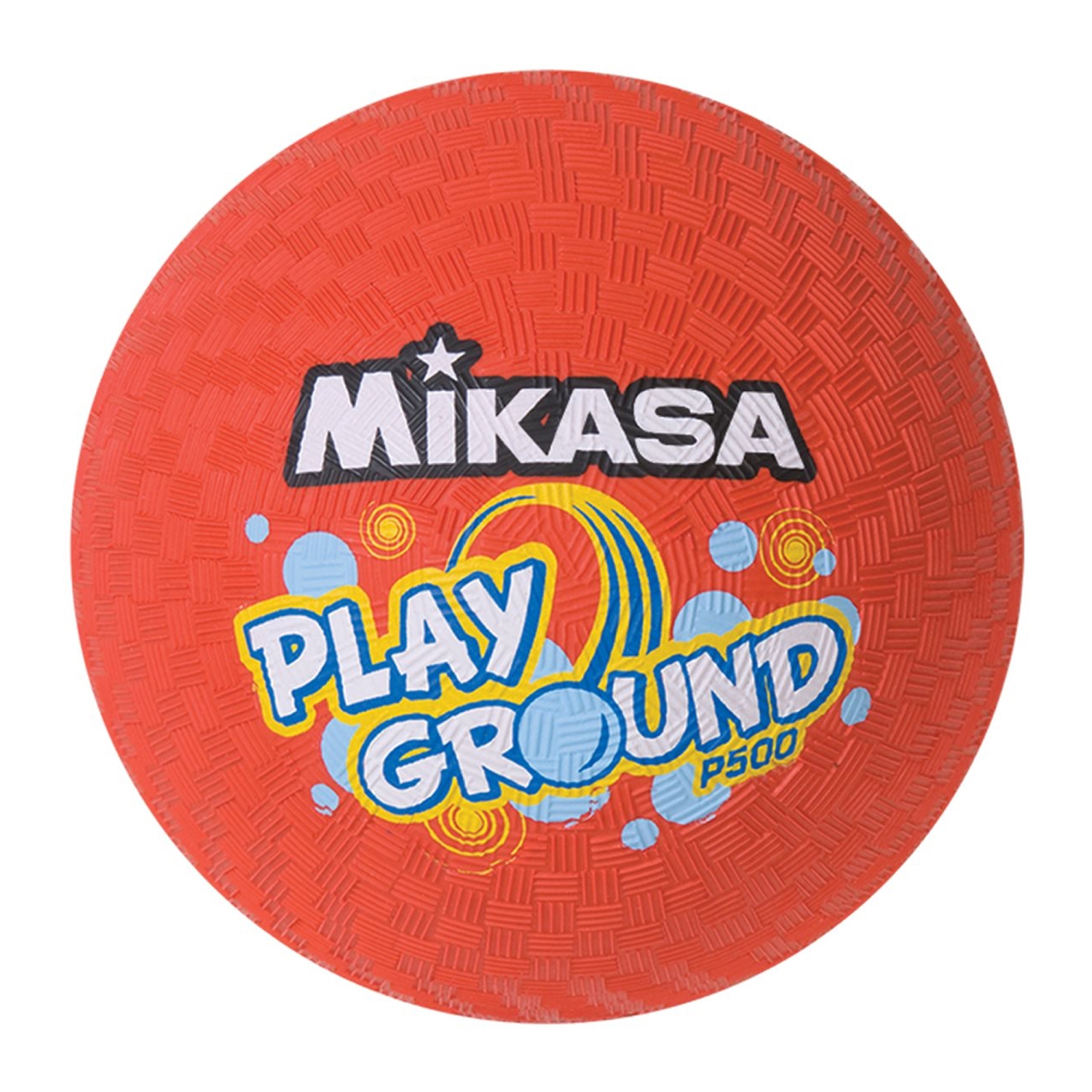 Mikasa P500 Series Playground Ball - Recreational Rubber Ball For Young Players, Red 5"