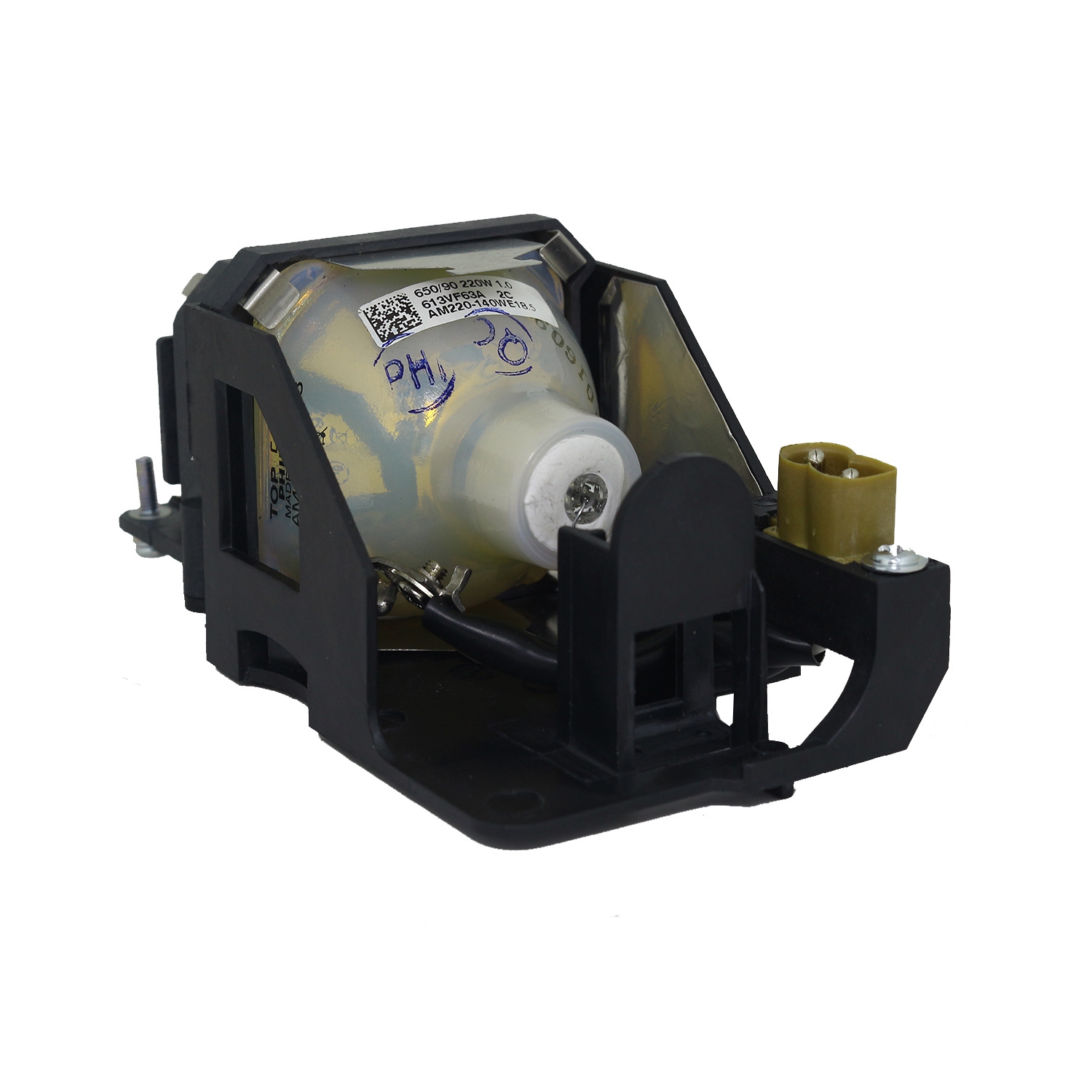 Jaspertronics™ Original Lamp & Housing for the Panasonic PT-LB50NTE Projector - 1 Year Warranty