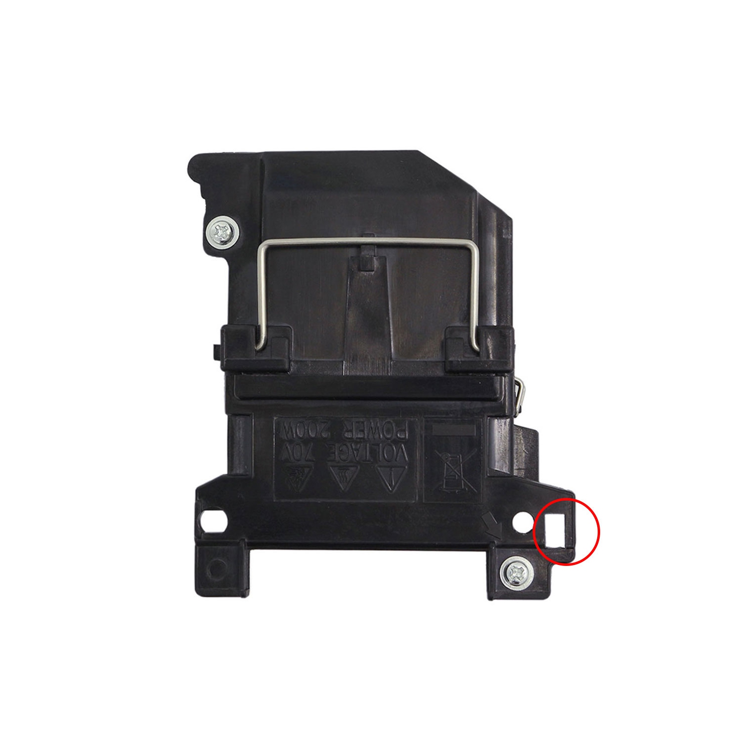 Jaspertronics™ Original Lamp & Housing for the Hitachi CP-X260 Projector - 1 Year Warranty