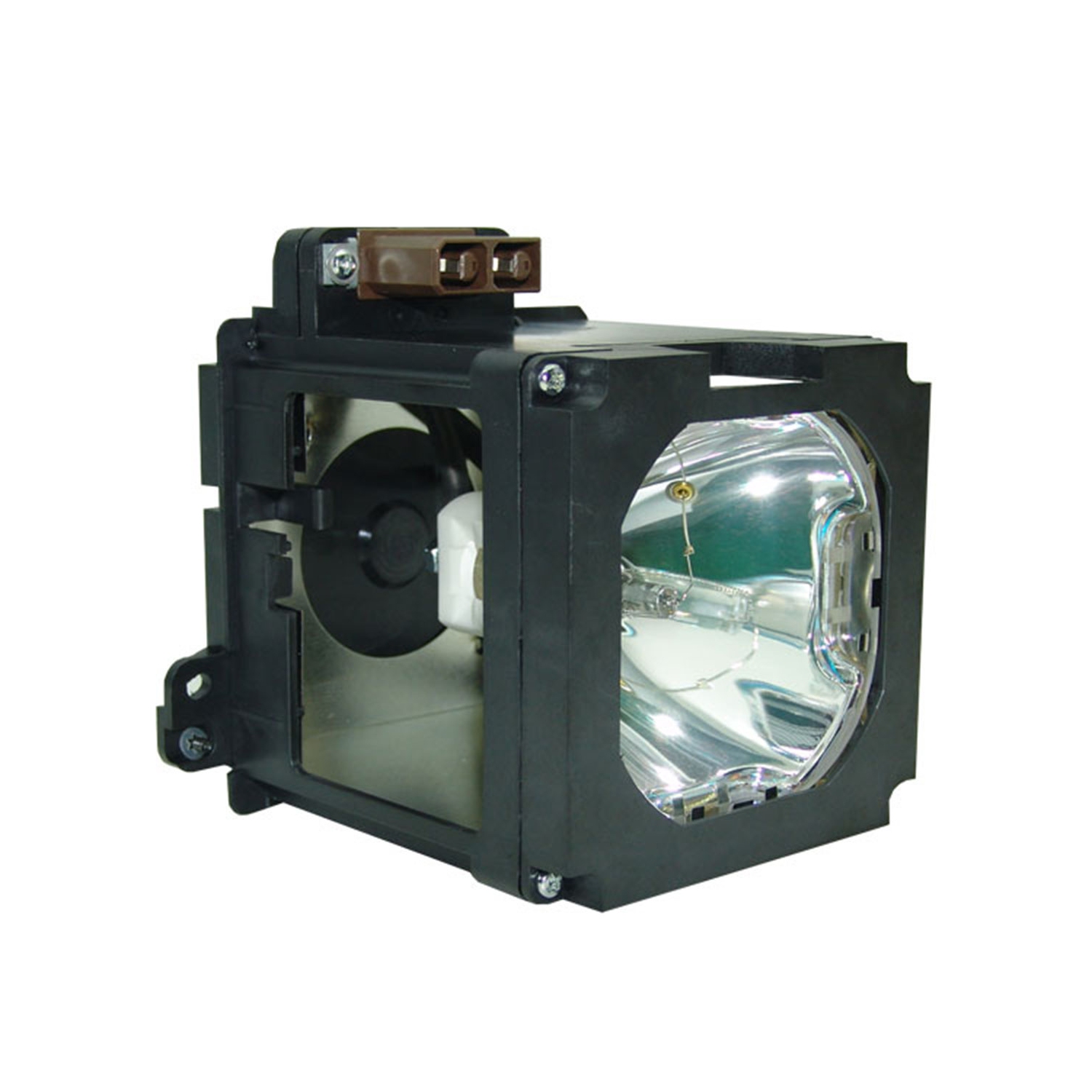 Jaspertronics™ Lamp & Housing for the Yamaha DPX-1100 Projector w Original Ushio Lamp Inside - 1 Year Warranty