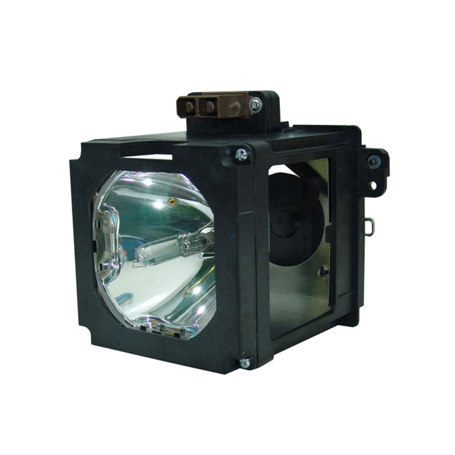 Jaspertronics™ Lamp & Housing for the Yamaha DPX-1100 Projector w Original Ushio Lamp Inside - 1 Year Warranty