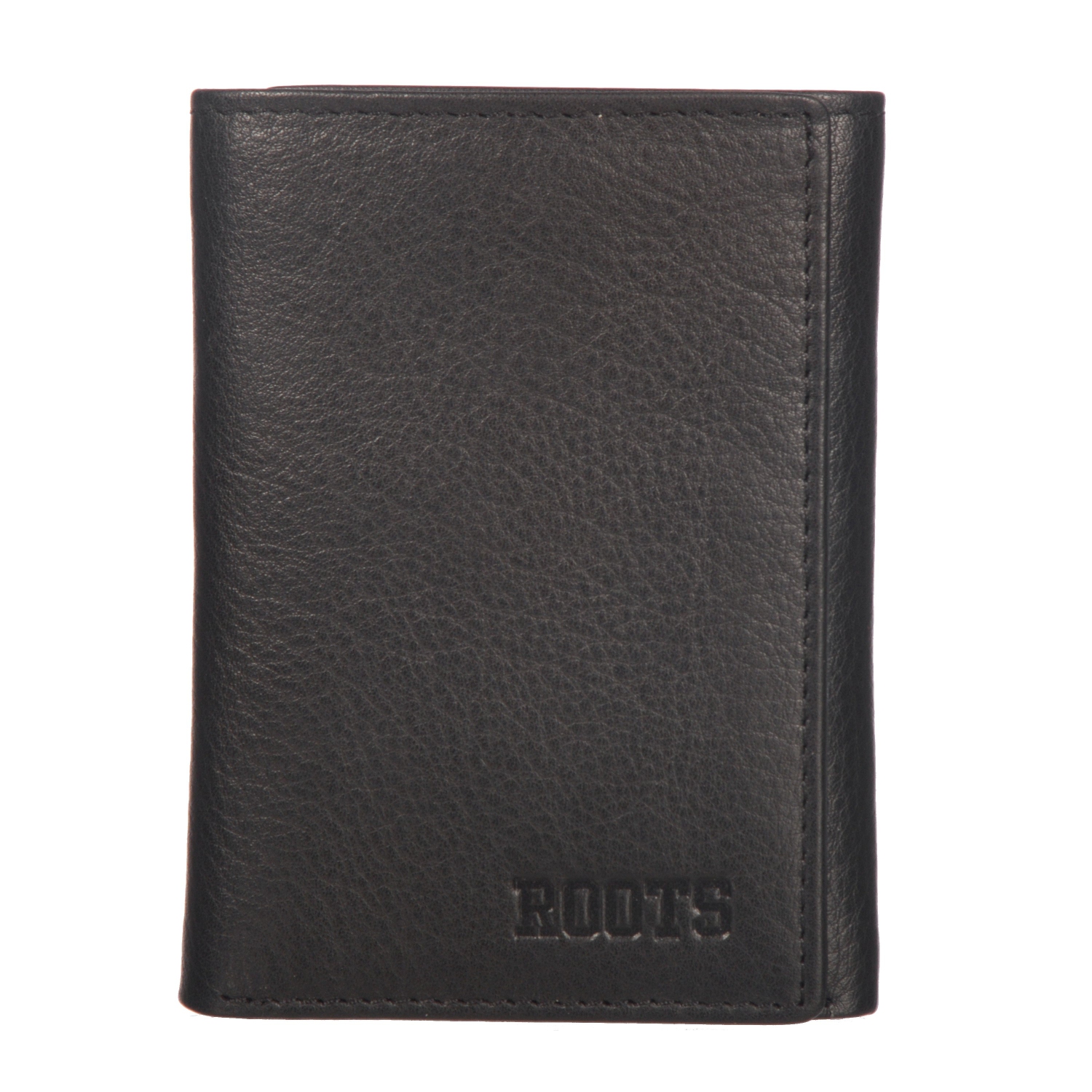 ROOTS Leather RFID Trifold Wallet
