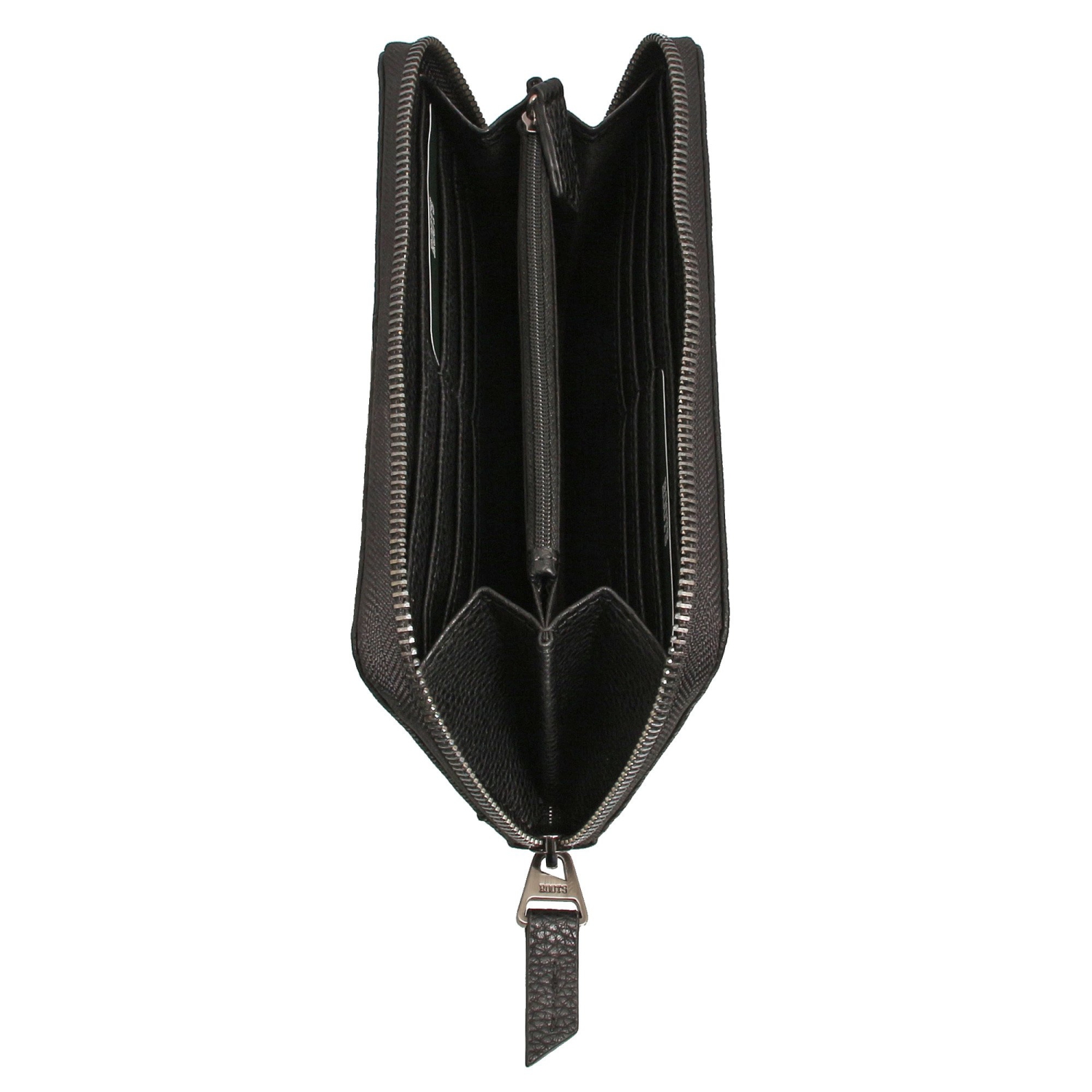 ROOTS Leather RFID Trifold Wallet