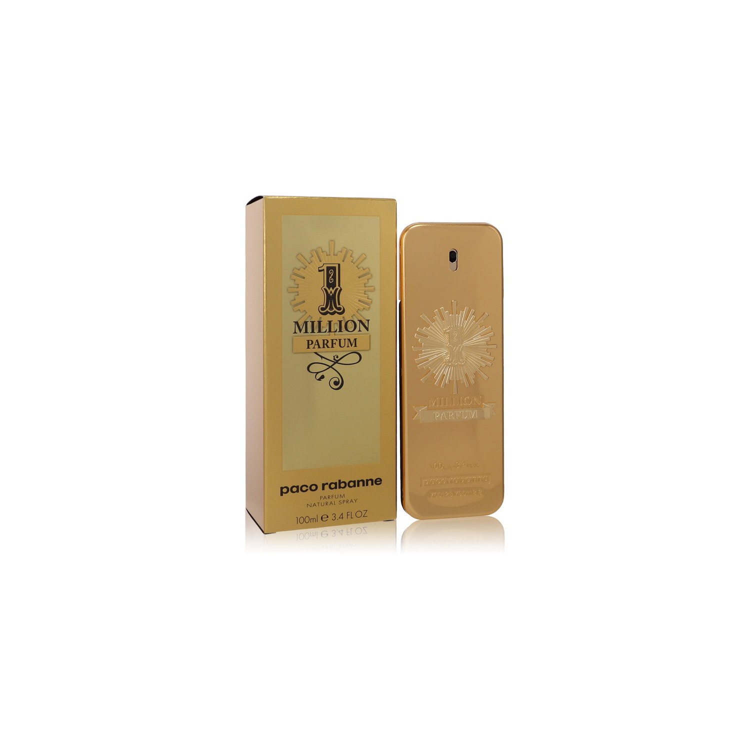 1 Million Parfum by Paco Rabanne Parfum Spray 3.4 oz