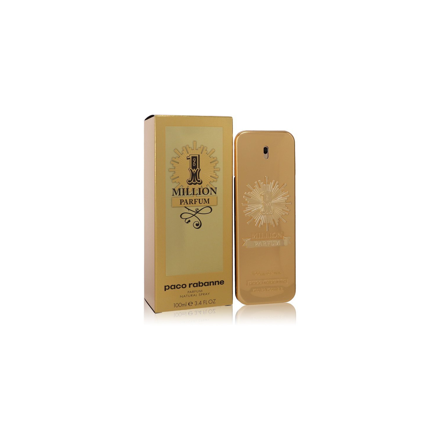 1 Million Parfum by Paco Rabanne Parfum Spray 3.4 oz