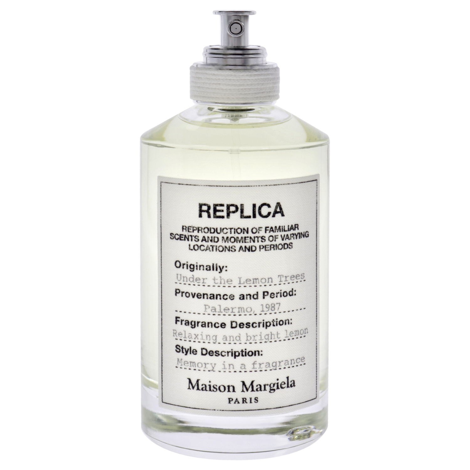 Replica Under The Lemon Trees by Maison Margiela Eau De Toilette Spray 3.4 oz