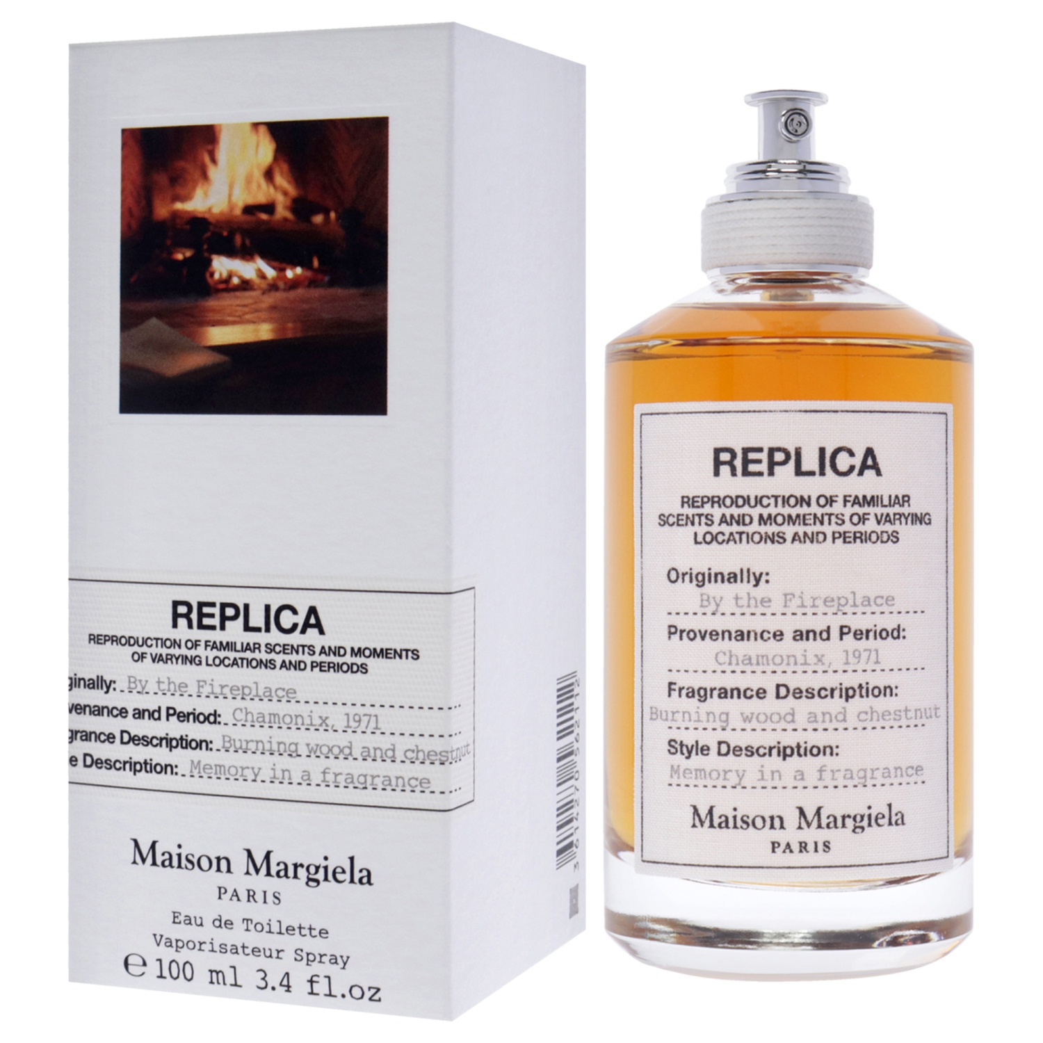 Replica By The Fireplace by Maison Margiela Eau De Toilette Spray 3.4 oz