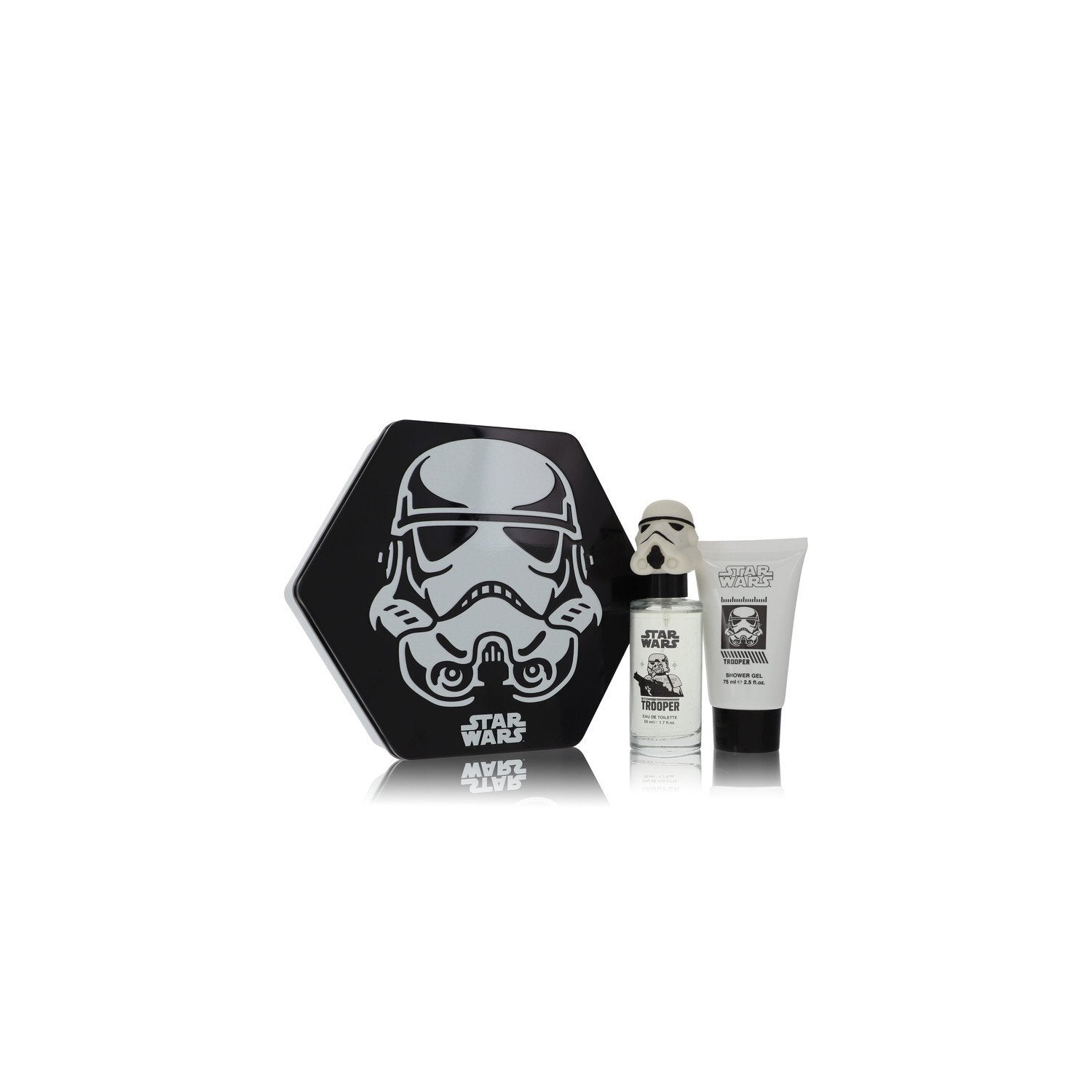 Star Wars Stormtrooper 3D par Disney Ensemble Cadeau - 1.7 oz Eau De Toilette Vaporisateur + 2.5 oz Gel Douche