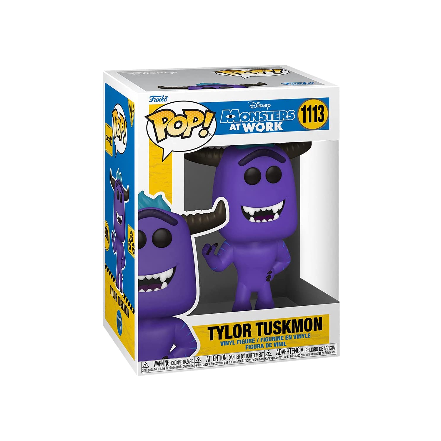 Pop Disney Monsters At Work 3.75 Inch Action Figure - Tylor Tuskmon #1113